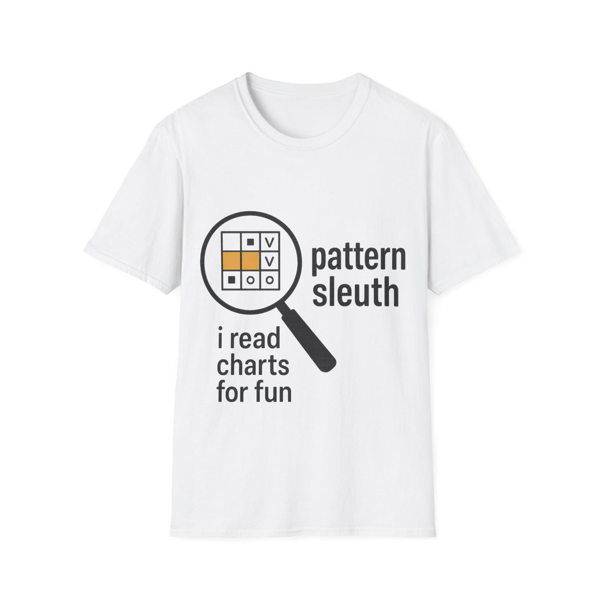 Pattern Sleuth I Read Charts For Fun Crafting White Graphic Tee - Trending Now - September 2026