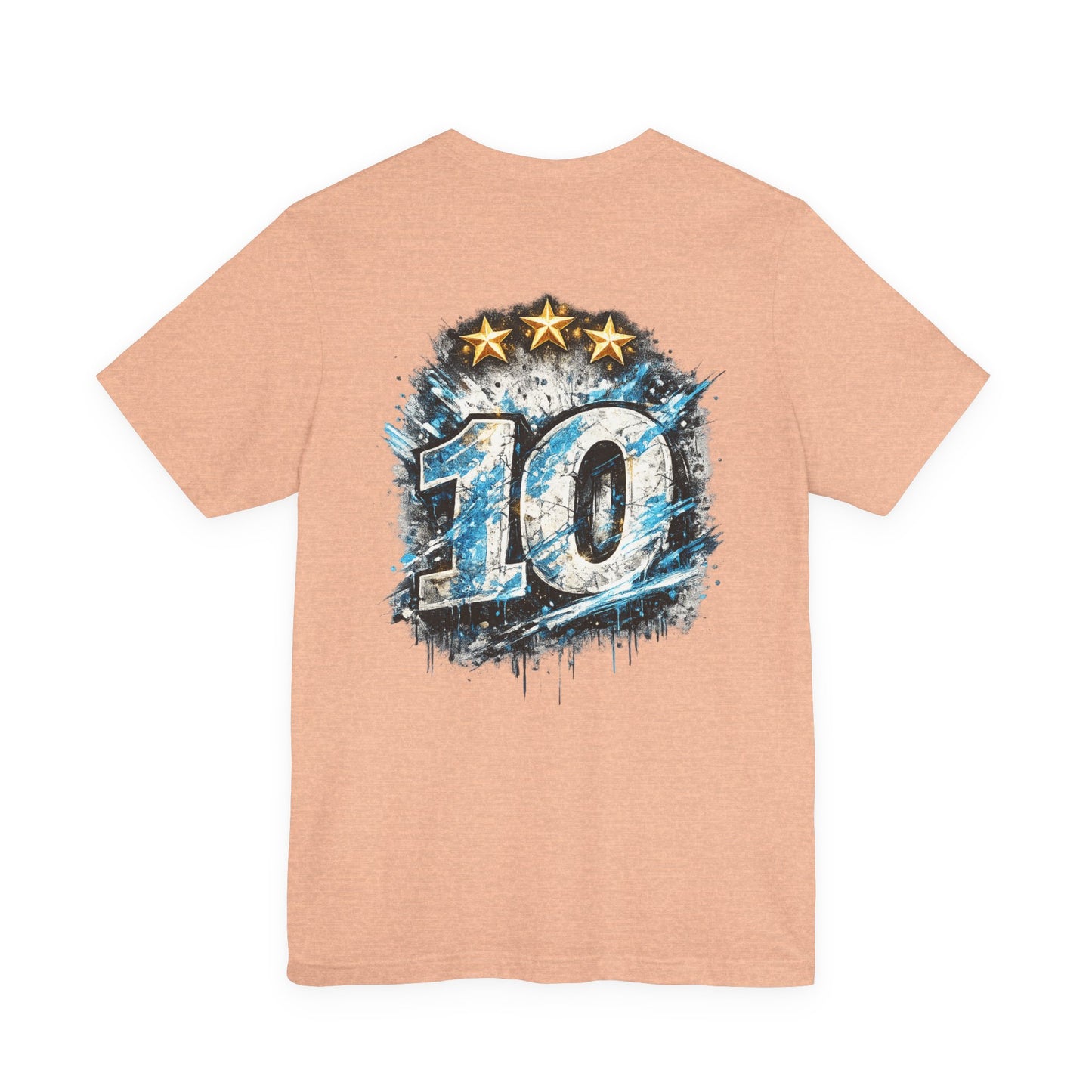 Buenos Aires Nights T‑Shirt — '10' Grunge Graphic Tee - Argentina No. 10