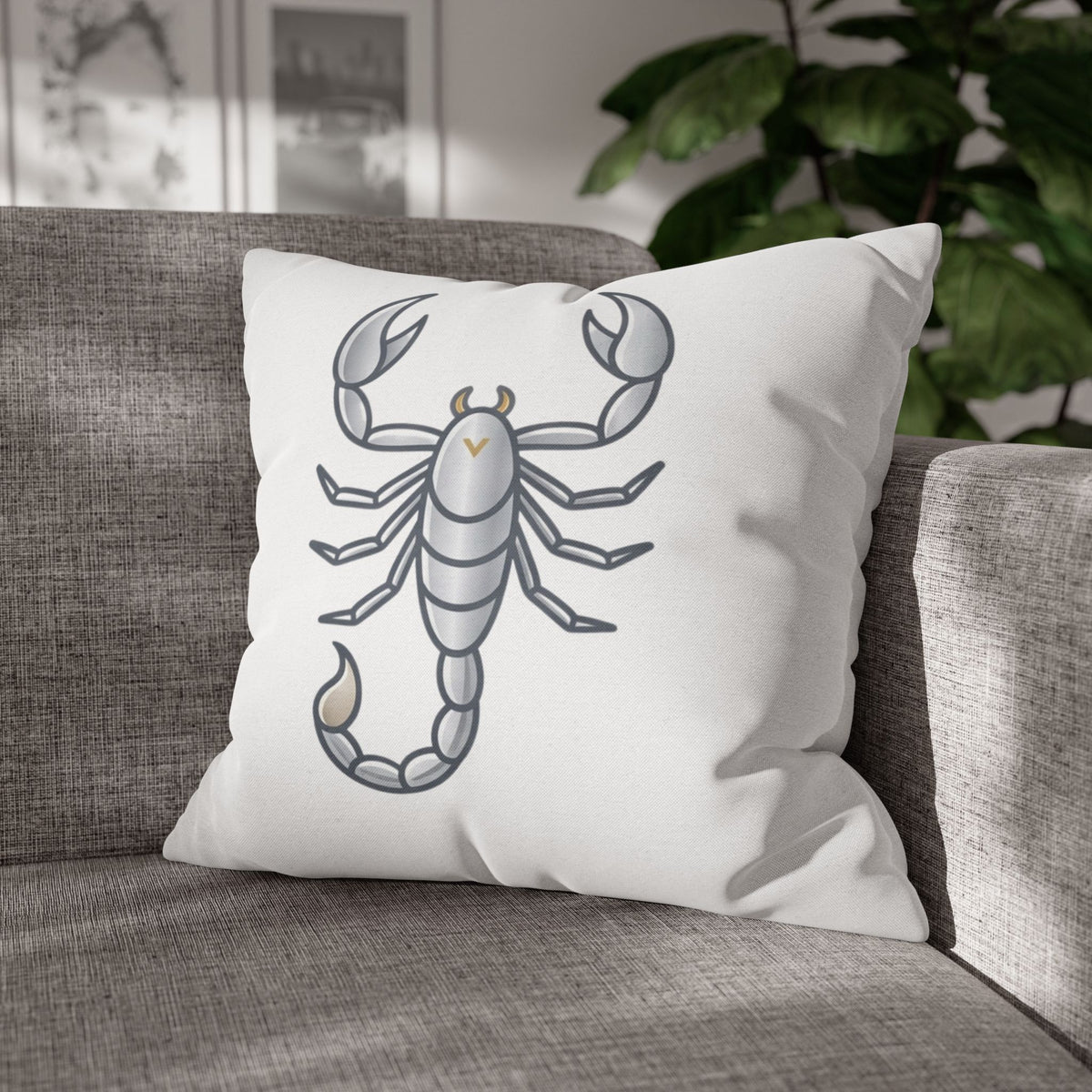 Scorpio Scorpion Pillowcase — Zodiac Decorative Throw Pillow