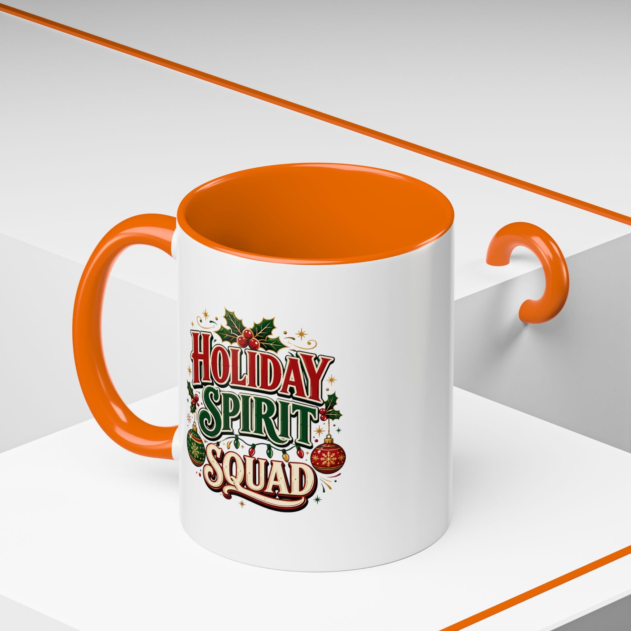 Accent Coffee Mug Holiday Spirit Squad