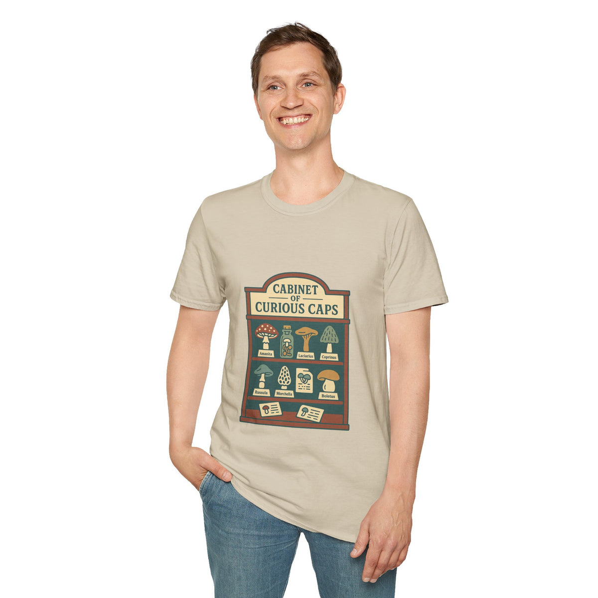 T-Shirt — Cabinet of Curious Caps Vintage Apothecary Graphic Tee - Trending Now - October 2026