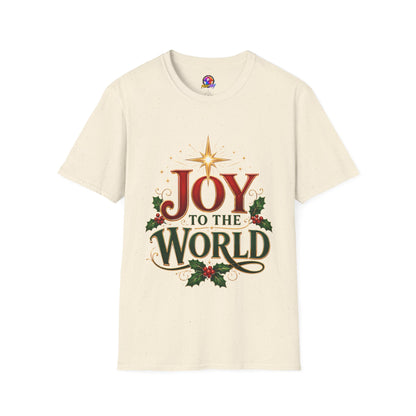 Joy to the World T-Shirt — Festive Christmas Holiday Tee