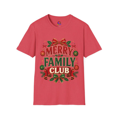 Merry Family Club Christmas T-Shirt