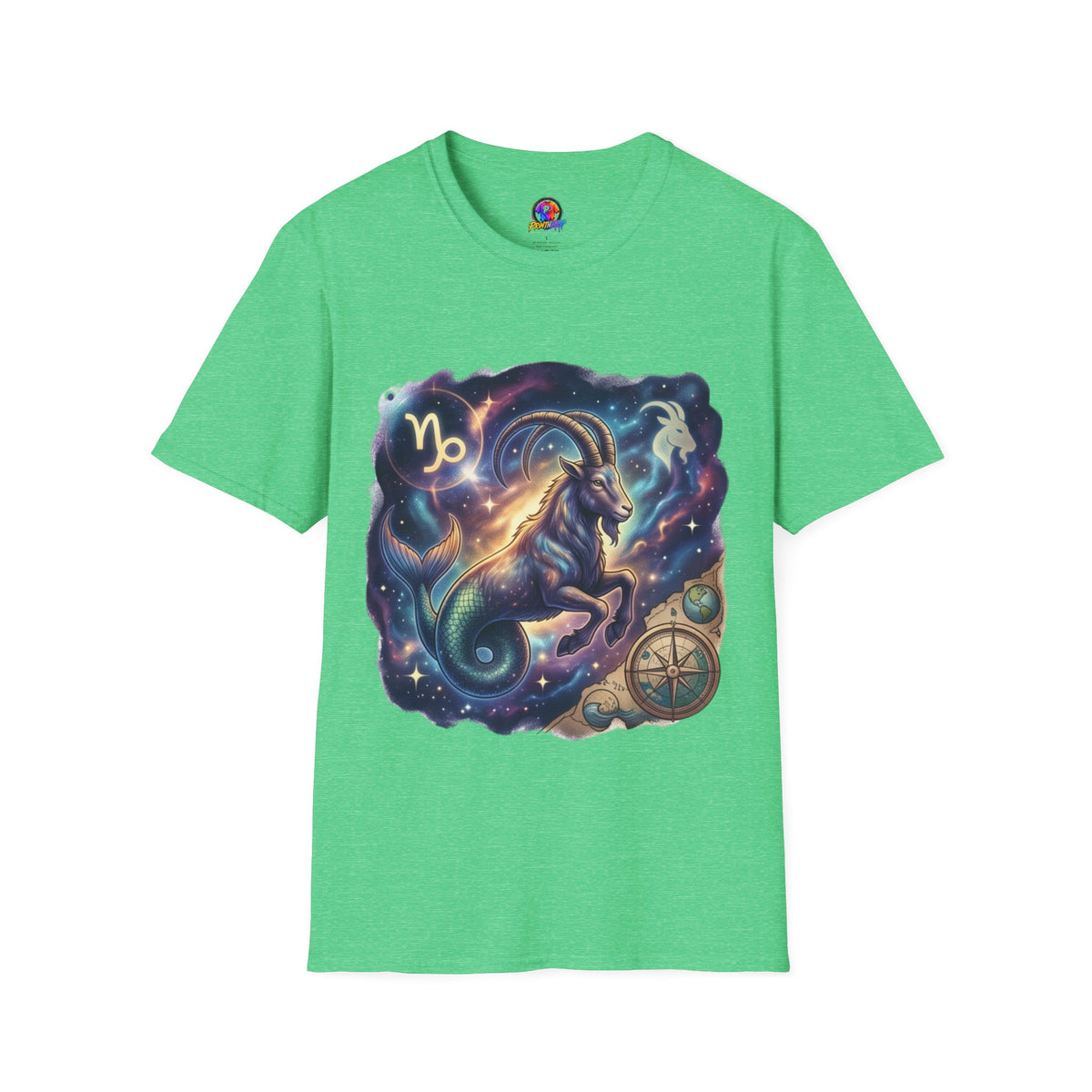 Capricorn Zodiac T-Shirt — Celestial Goat Astrology Tee
