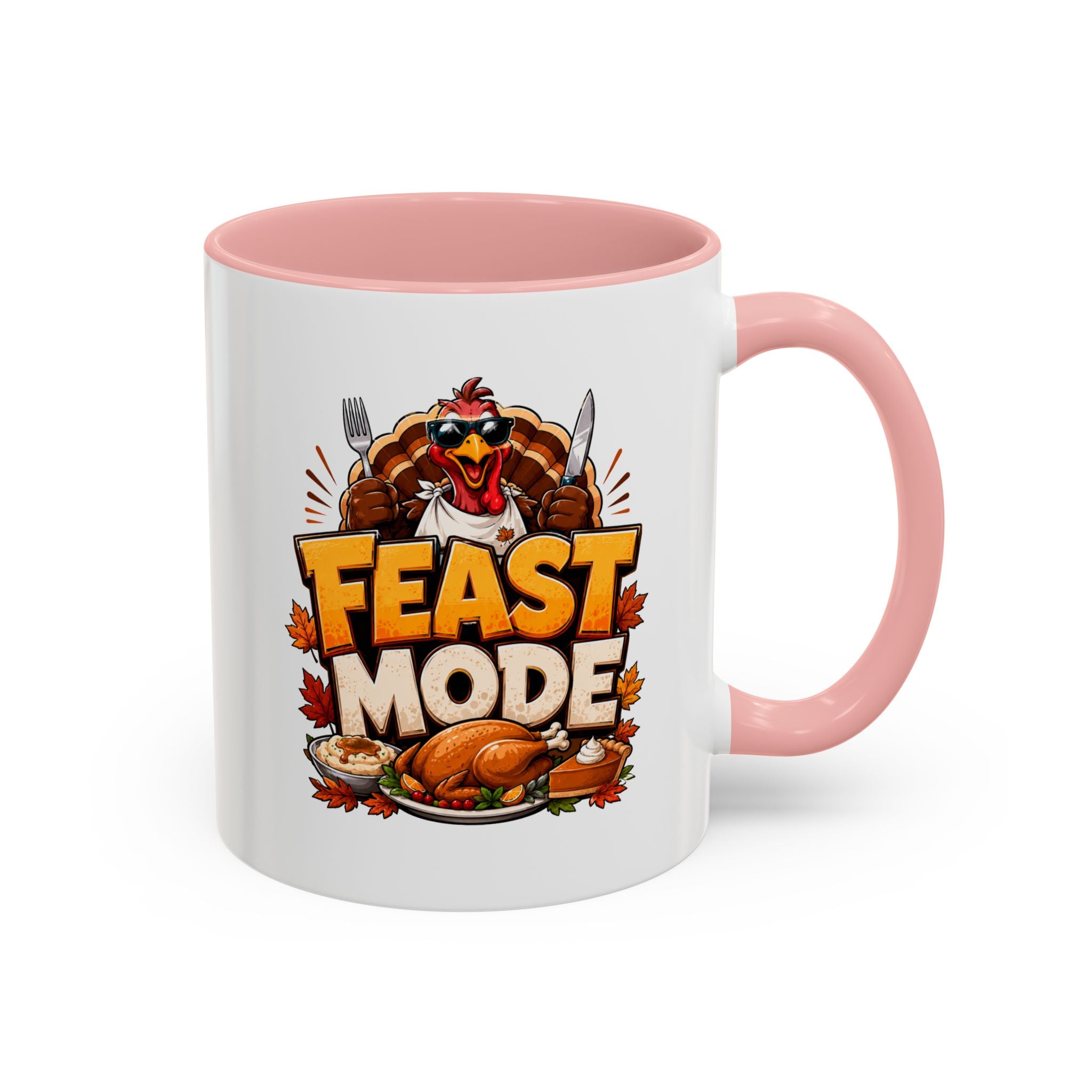 Thanksgiving Mug Feast Mode Coffee Mug — Thanksgiving Turkey Holiday Mug