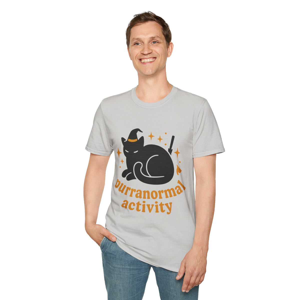 Paranormal Activity Circle T-Shirt — Cute Retro Ghost & Stars Tee - Trending Now - August 2026