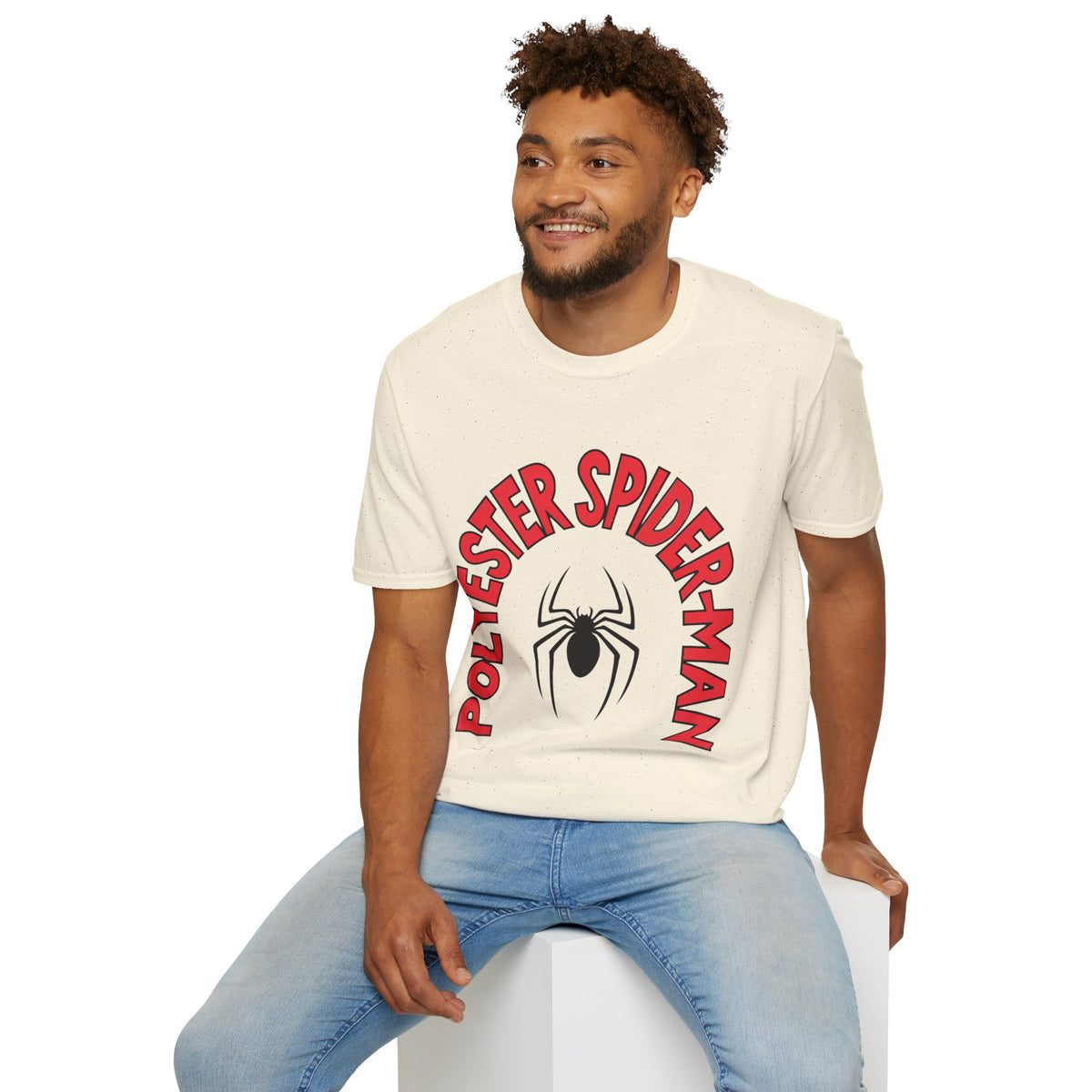 Spider Graphic T-Shirt — "Polyester Spiderman" Retro Spider Logo Tee - Trending Now - August 2026