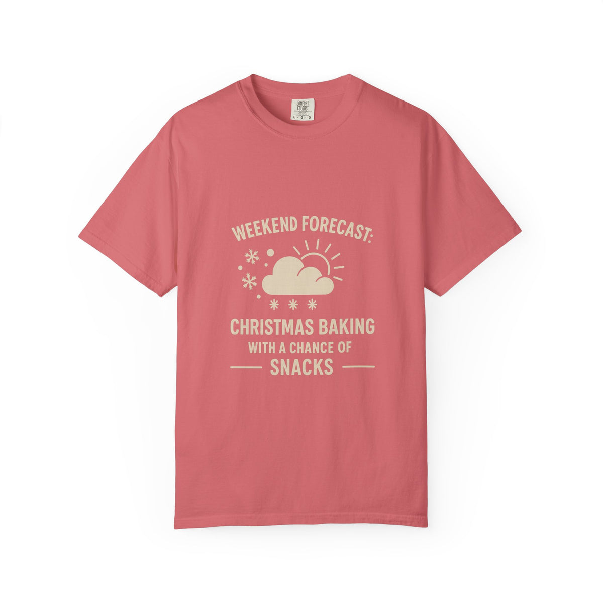 Christmas Baking T-Shirt — "Weekend Forecast: Christmas Baking with a Chance of Snacks"- Trending Now - October 2026