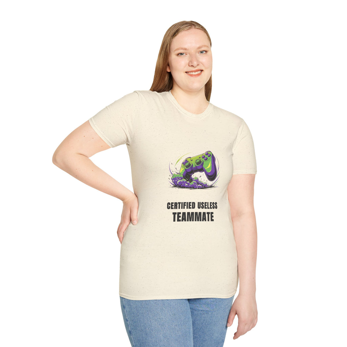 Gaming T-Shirt — "Certified Useless Teammate" Controller Graphic - Trending Now - August 2026