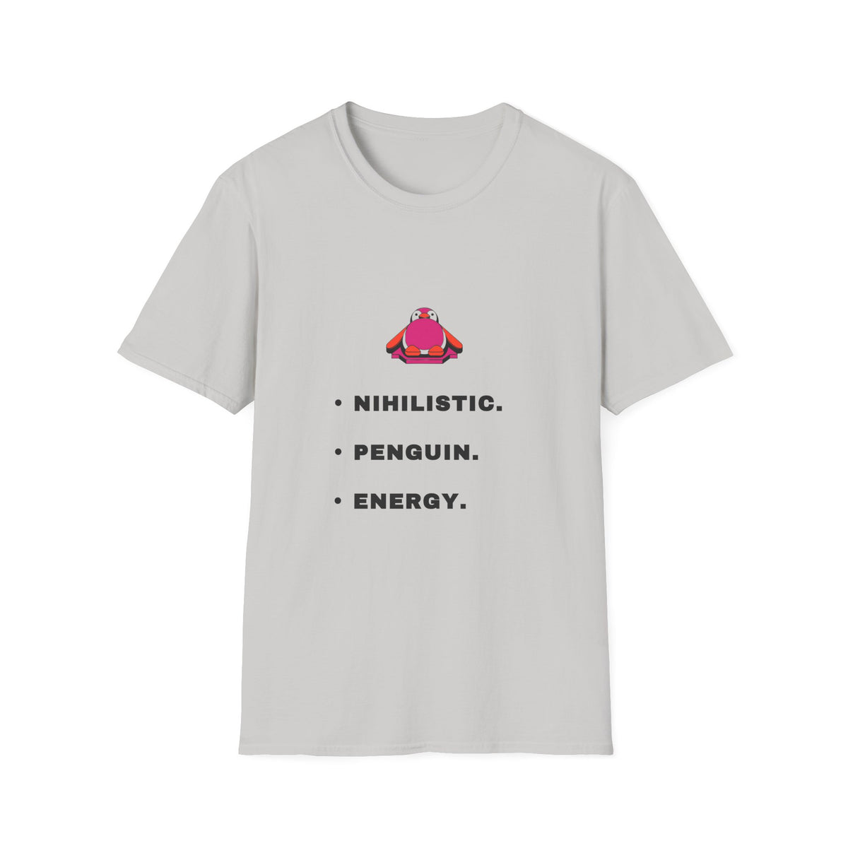 Nihilistic Penguin T-Shirt — Cute Minimalist Graphic Tee - Trending Now - September 2026