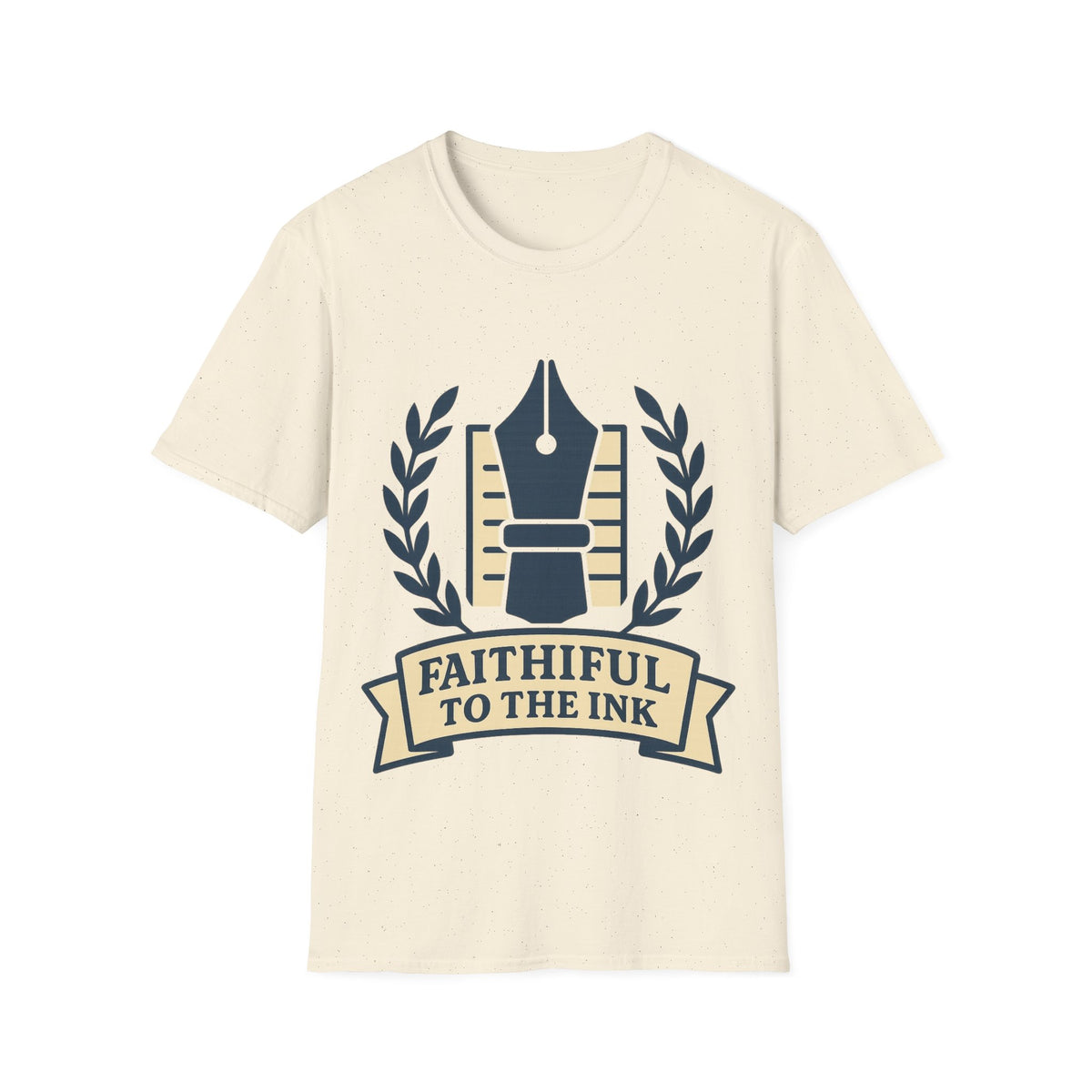 "Faithful To The Ink" Vintage Fountain Pen Tee | Retro Author Writer T-Shirt - Trending Now - September 2026