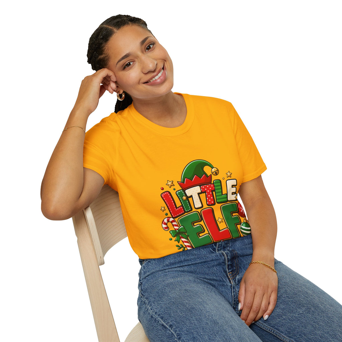 Little Elf Christmas T-Shirt — Cute Holiday Kids/Family Elf Tee