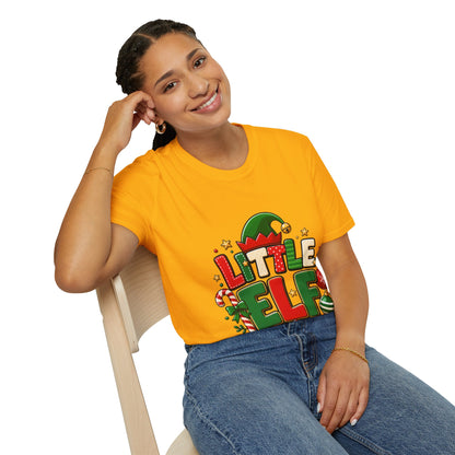 Little Elf Christmas T-Shirt — Cute Holiday Kids/Family Elf Tee