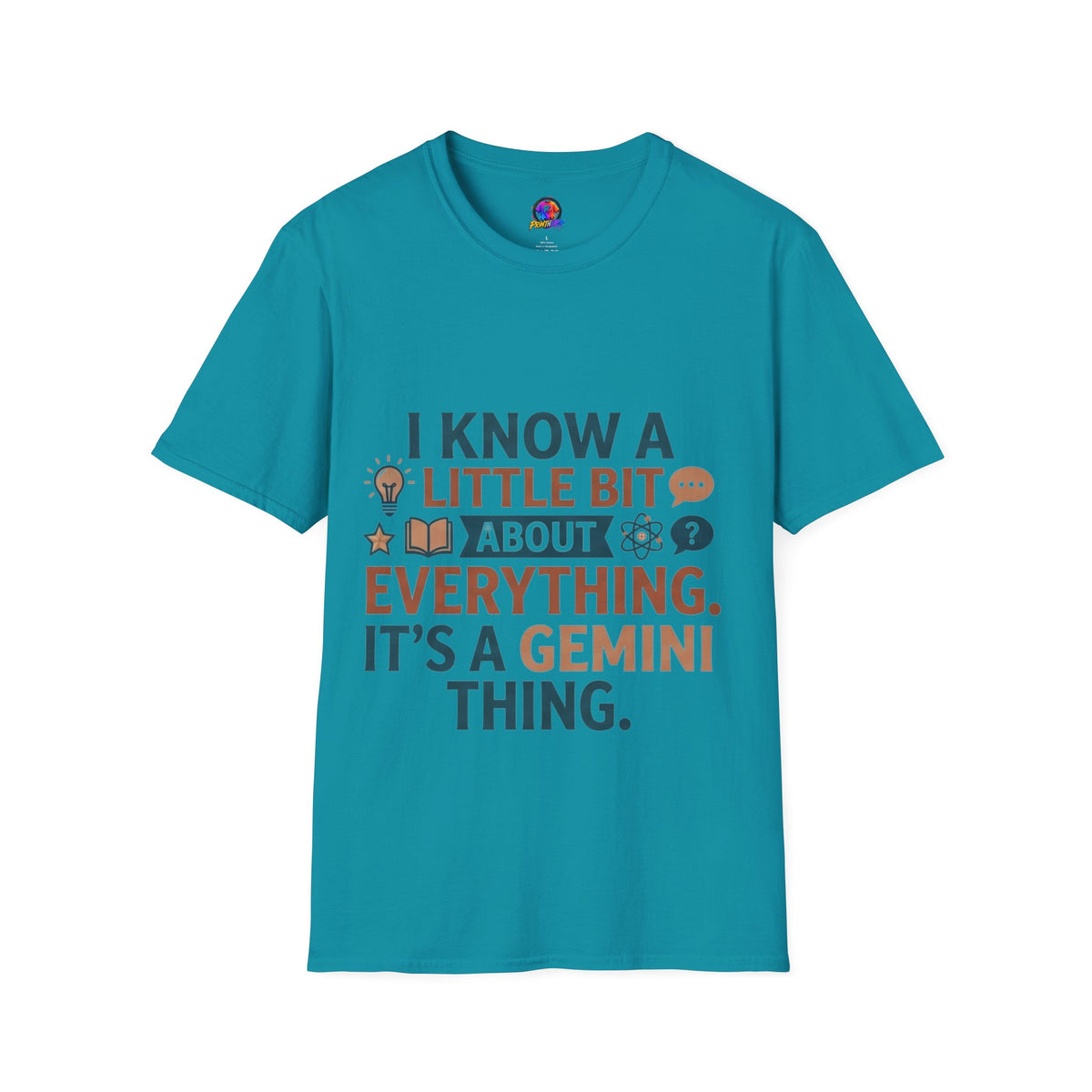Gemini Funny Horoscope T‑Shirt — "I Know A Little Bit About Everything, It's A Gemini Thing"
