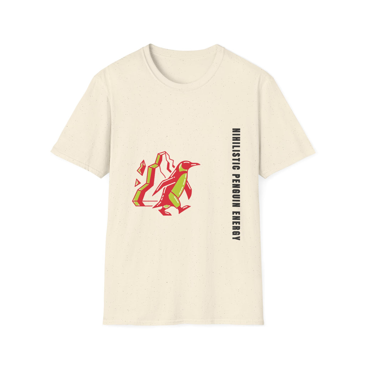 Penguin Mountains T-Shirt — Stylized Colorblock Penguin Graphic Tee - Trending Now - September 2026