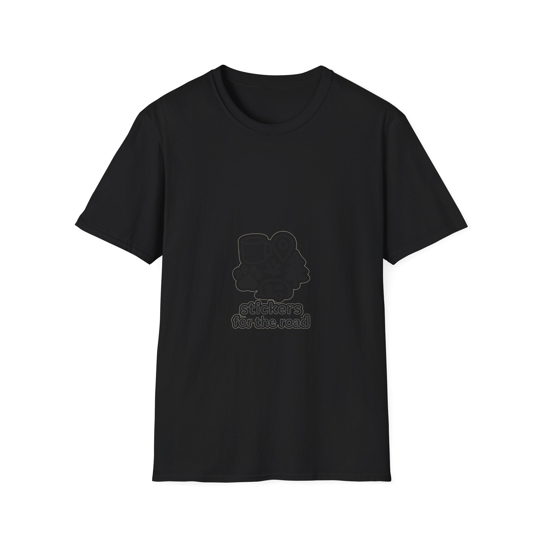 "Stickers For The Road" Camper Van Graphic Tee - Cute Road Trip Pet White T-Shirt - Trending Now - September 2026