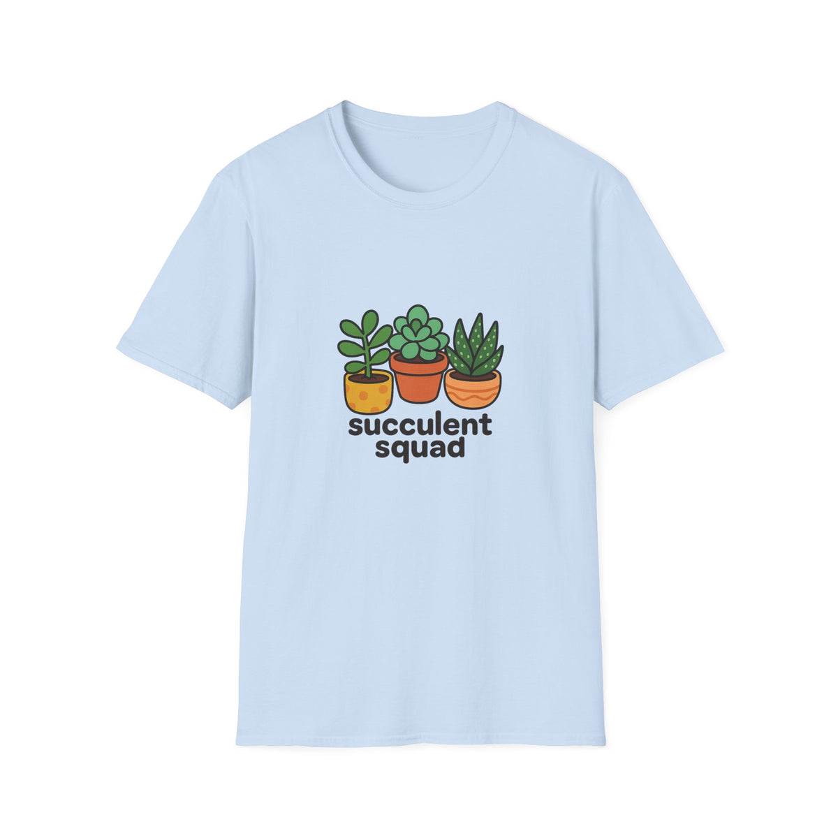 Succulent Trio T-Shirt — Cute Potted Plant Graphic Tee - Trending Now - August 2026