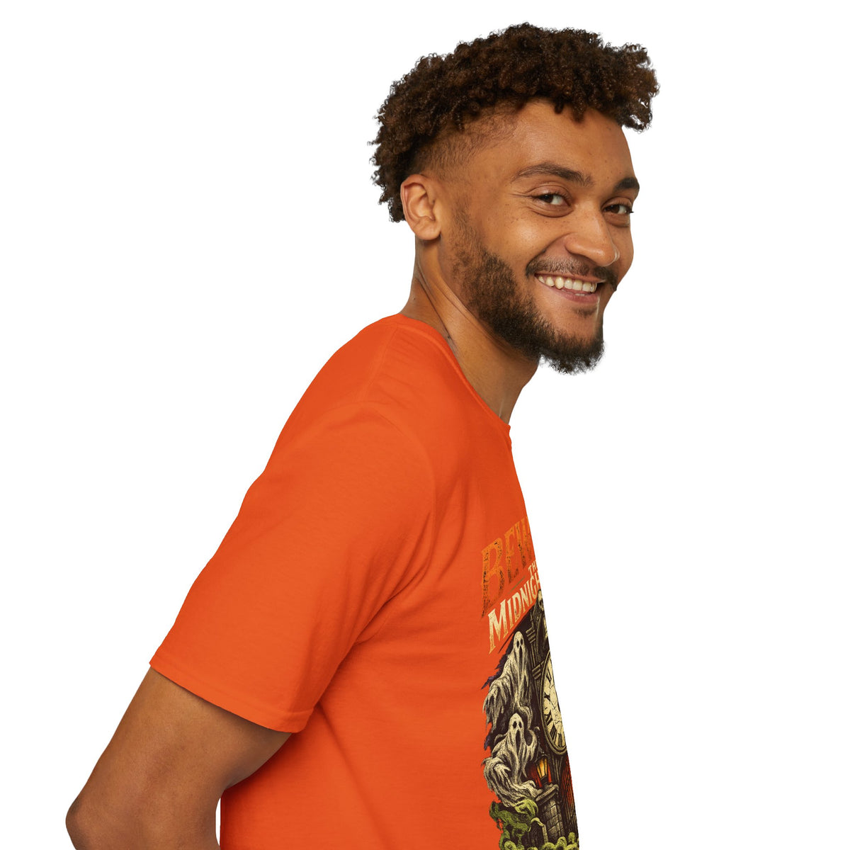 Halloween Beware Of Midnight Unisex Softstyle T-Shirt