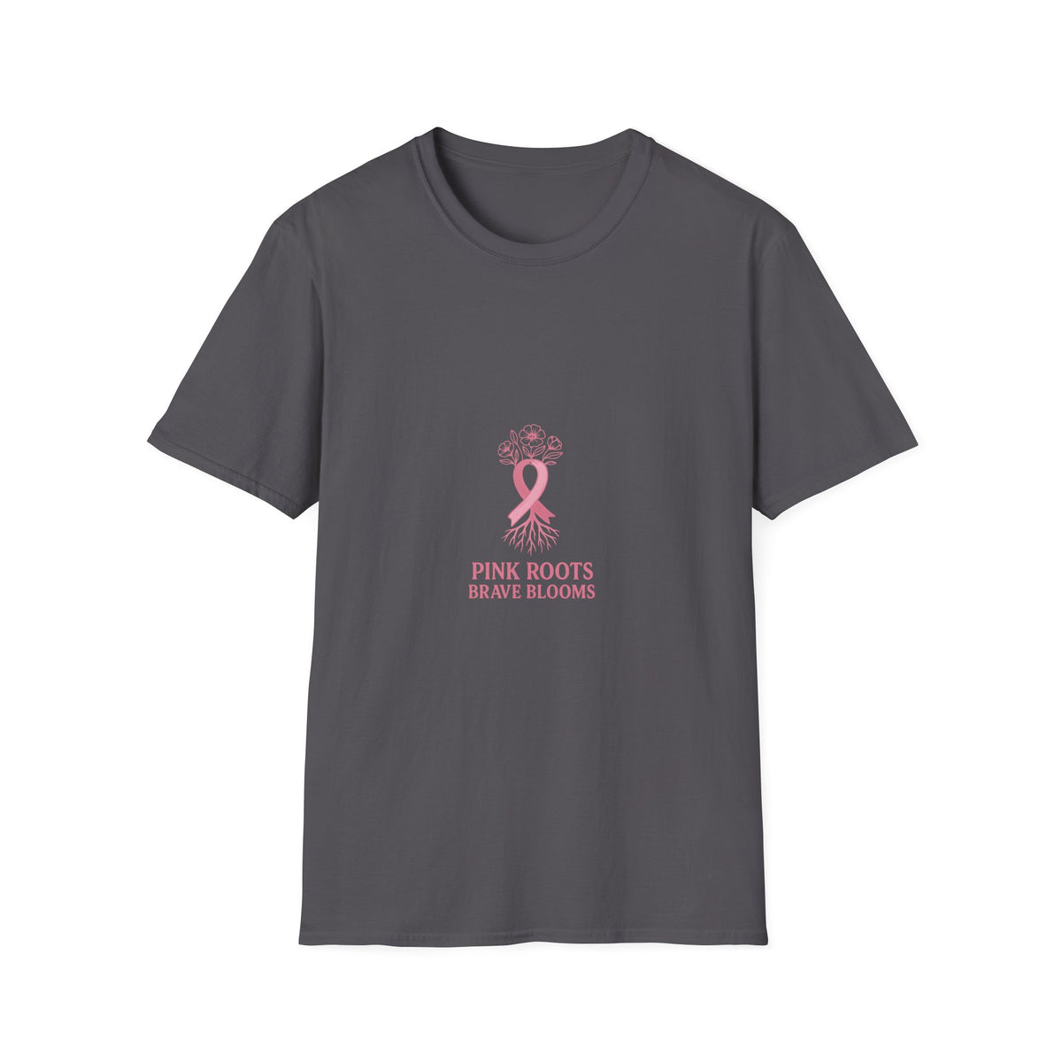Breast Cancer Awareness T-Shirt — Pink Roots Brave Blooms Ribbon - Trending Now - October 2026
