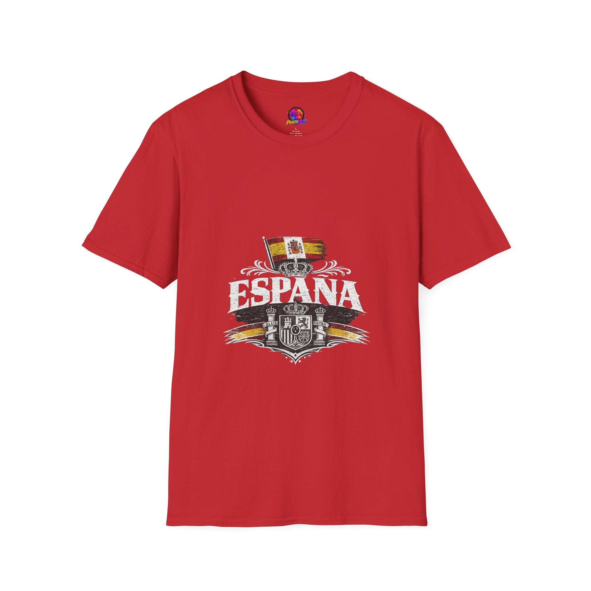 Spain Flag Crest T-Shirt — Spanish Pride Graphic Tee