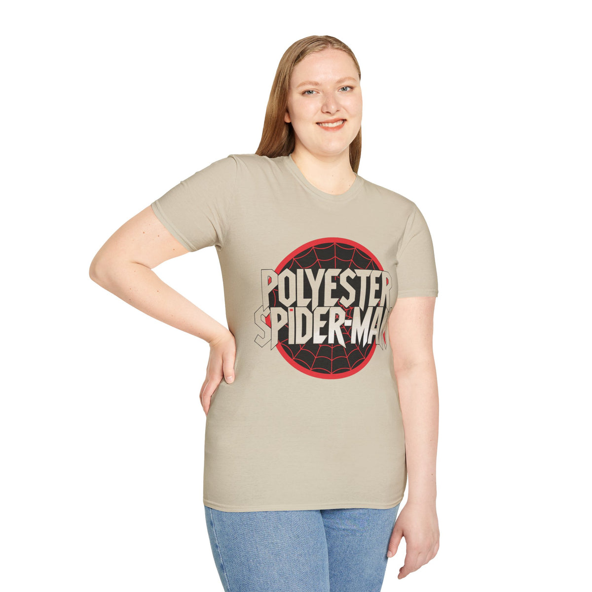 Polyester Spider-Man T-Shirt — Retro Web Logo Graphic Tee - Trending Now - August 2026