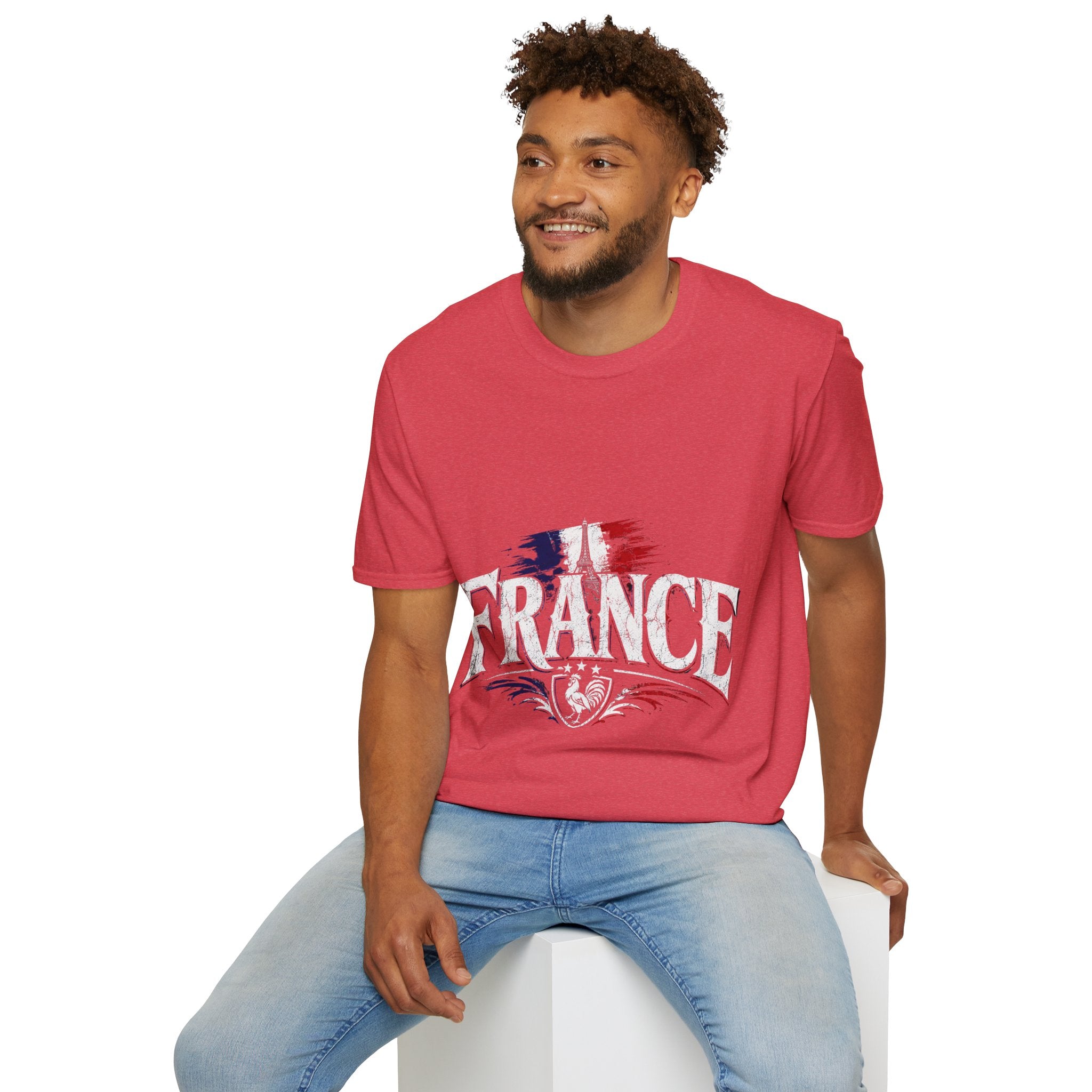 France Flag T-Shirt — Vintage Eiffel Tower French Pride Tee