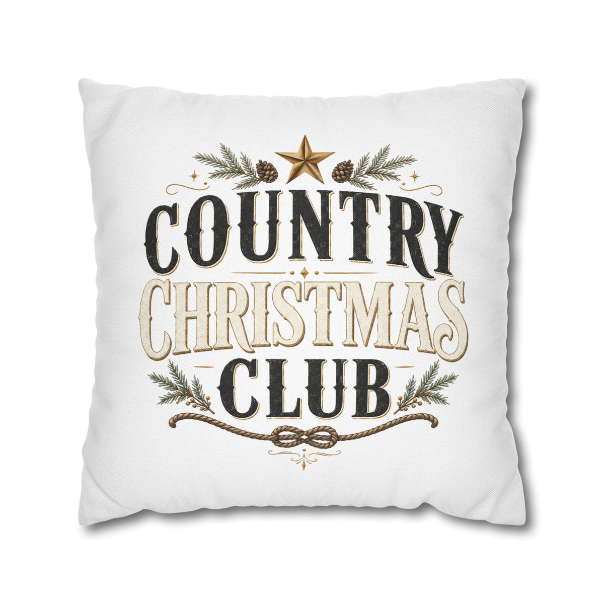 Christmas Country Christmas Club Pillowcase