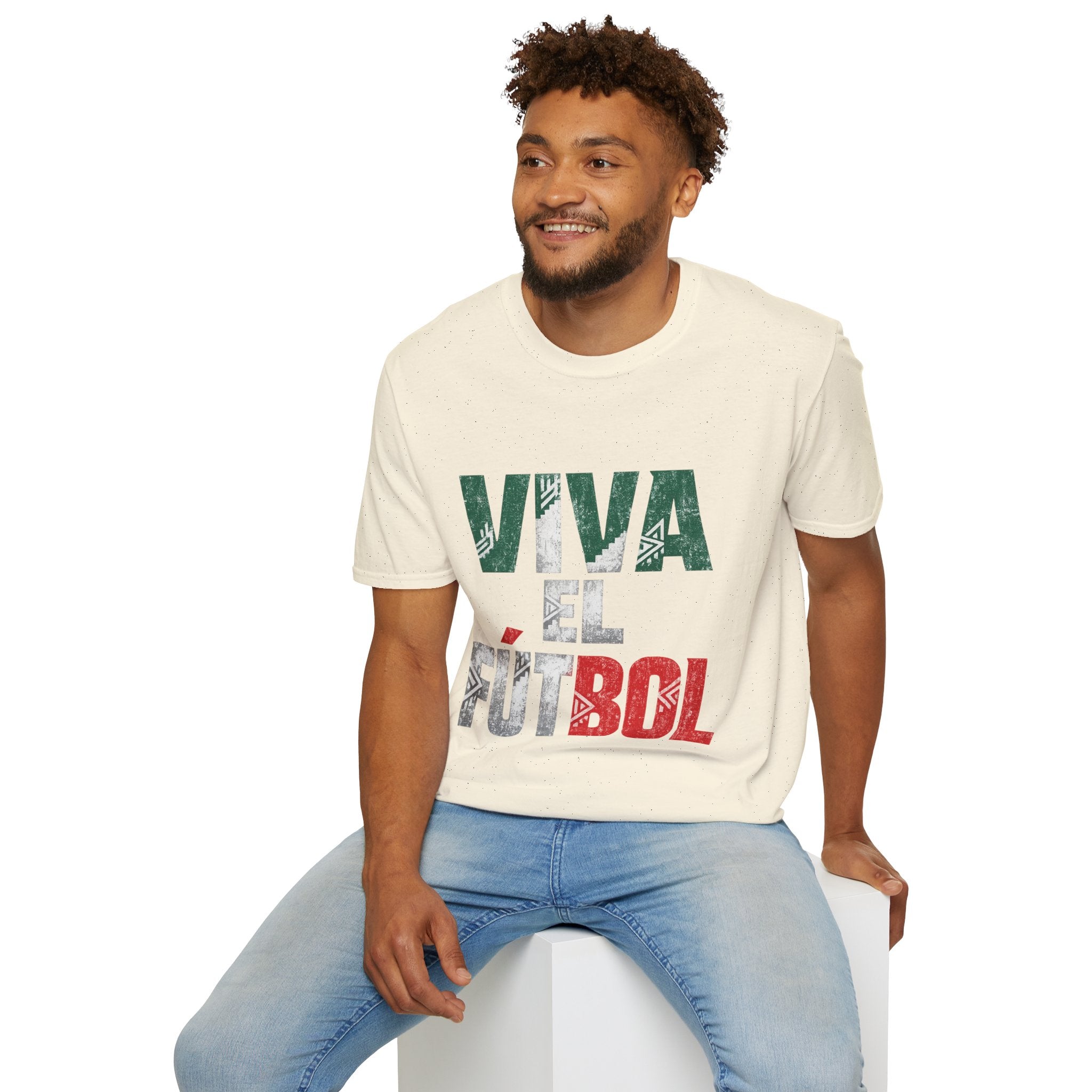 Mexico T-Shirt — "Viva El Fútbol" Mexican Soccer Graphic Tee