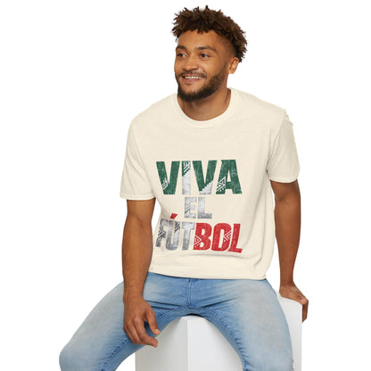 Mexico T-Shirt — "Viva El Fútbol" Mexican Soccer Graphic Tee