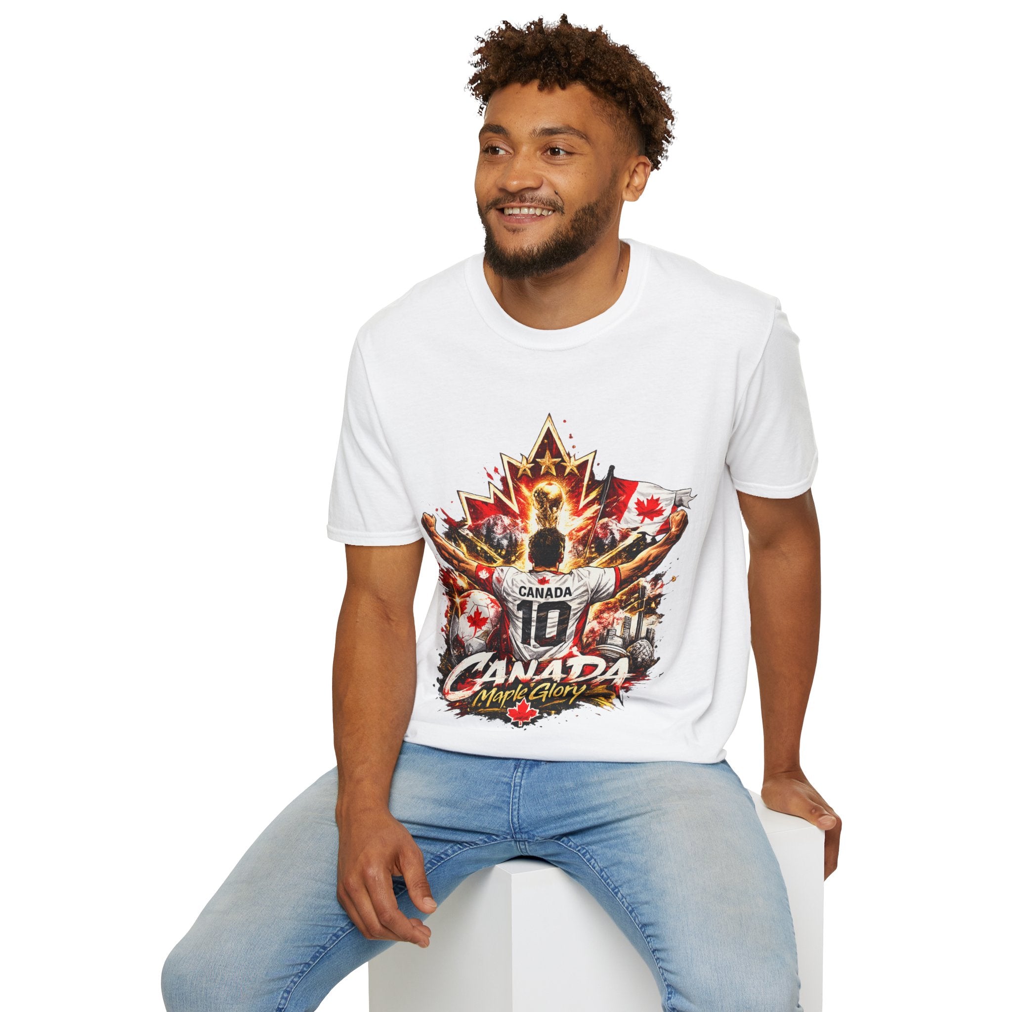 Canada Maple Glory T‑Shirt — Vintage Canadian Maple Leaf Graphic Tee