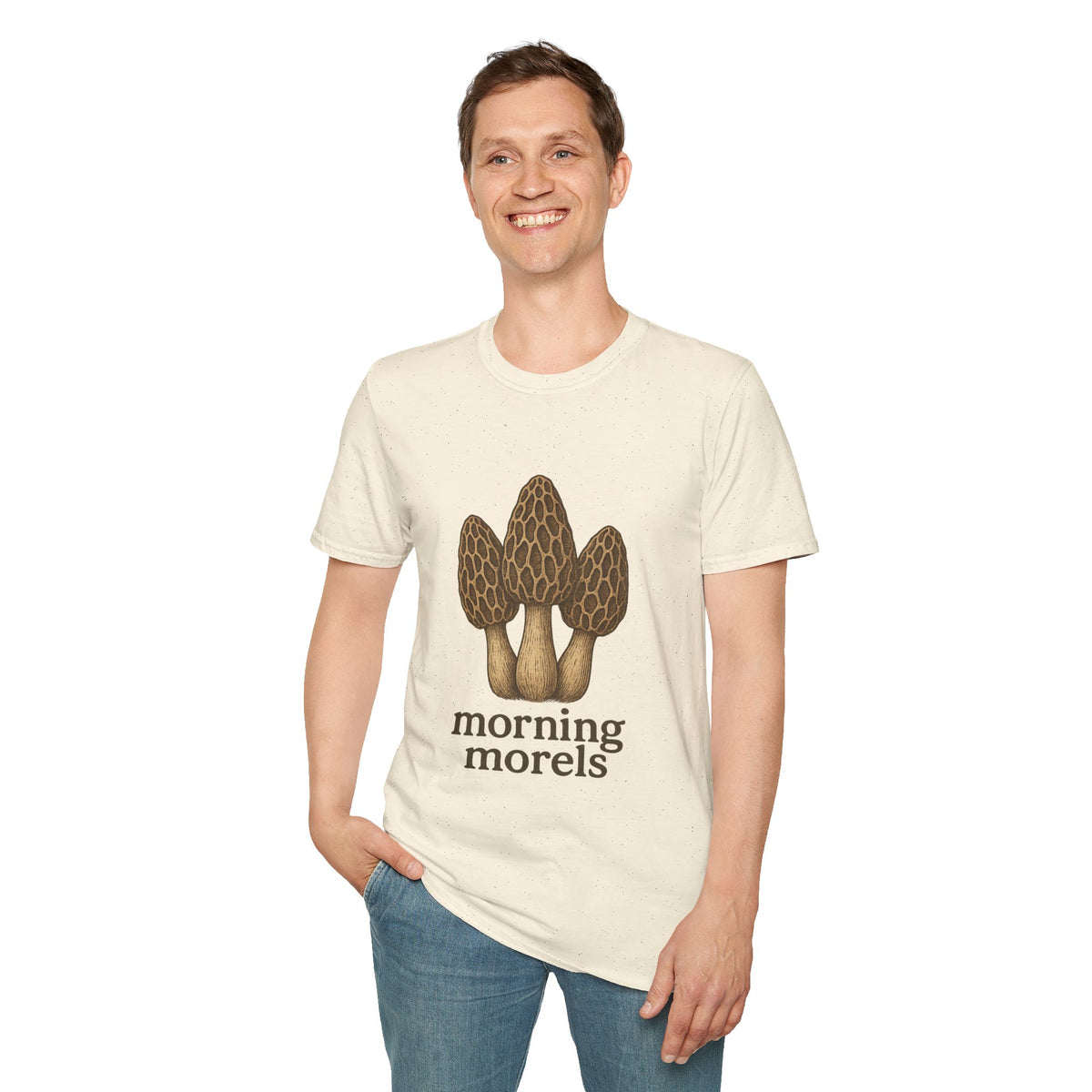 Morel Mushroom T-Shirt — Forager Graphic Tee ("Morel Hunter") - Trending Now - August 2026