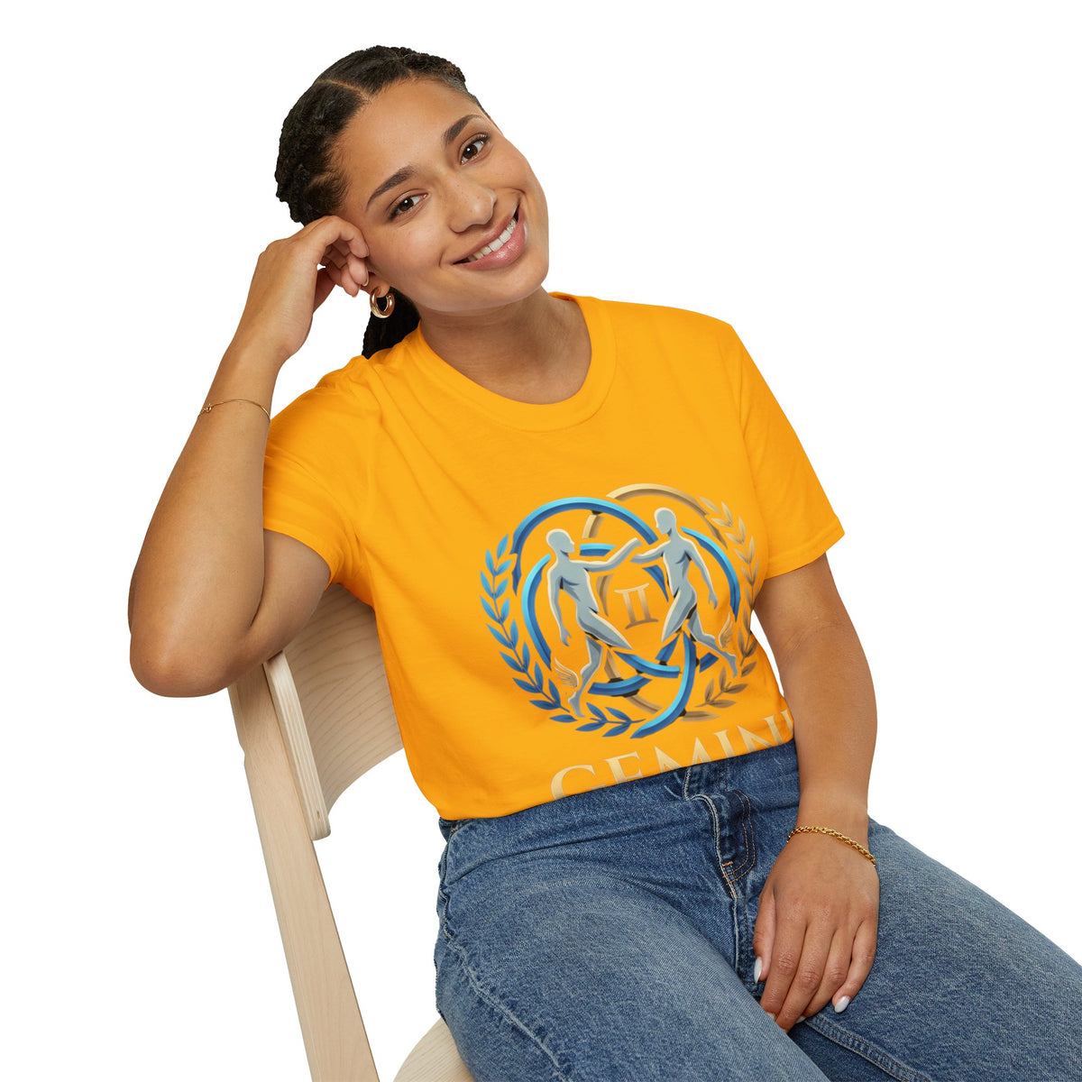 Gemini Zodiac T-Shirt — 'Gemini: Master of Adaptation' Astrological Graphic Tee
