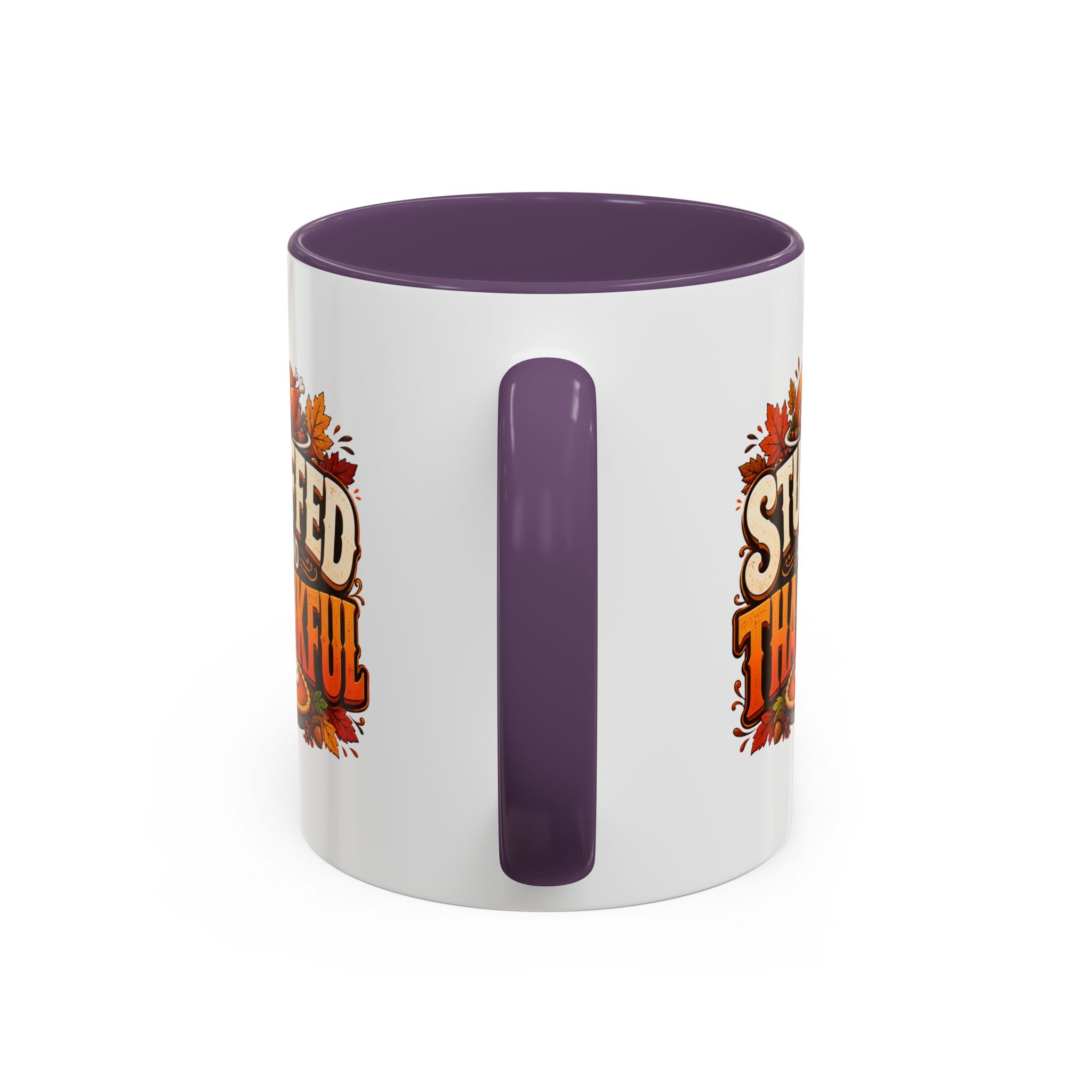 Thanksgiving Mug Stuffed and Thankful Thanksgiving Coffee Mug