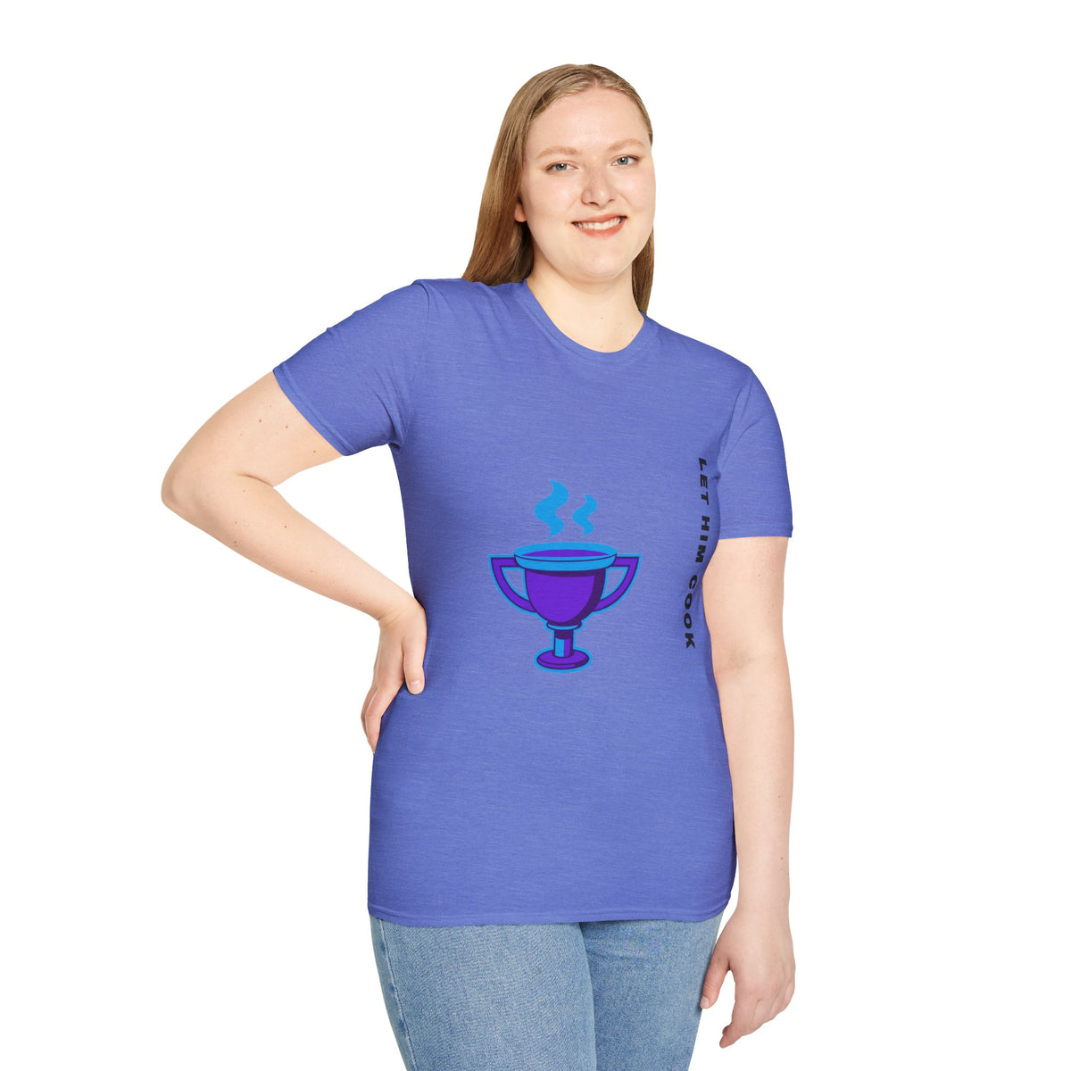Trophy Mug T‑Shirt — "Let Him Cook" Funny Chef Pride Tee - Trending Now - September 2026