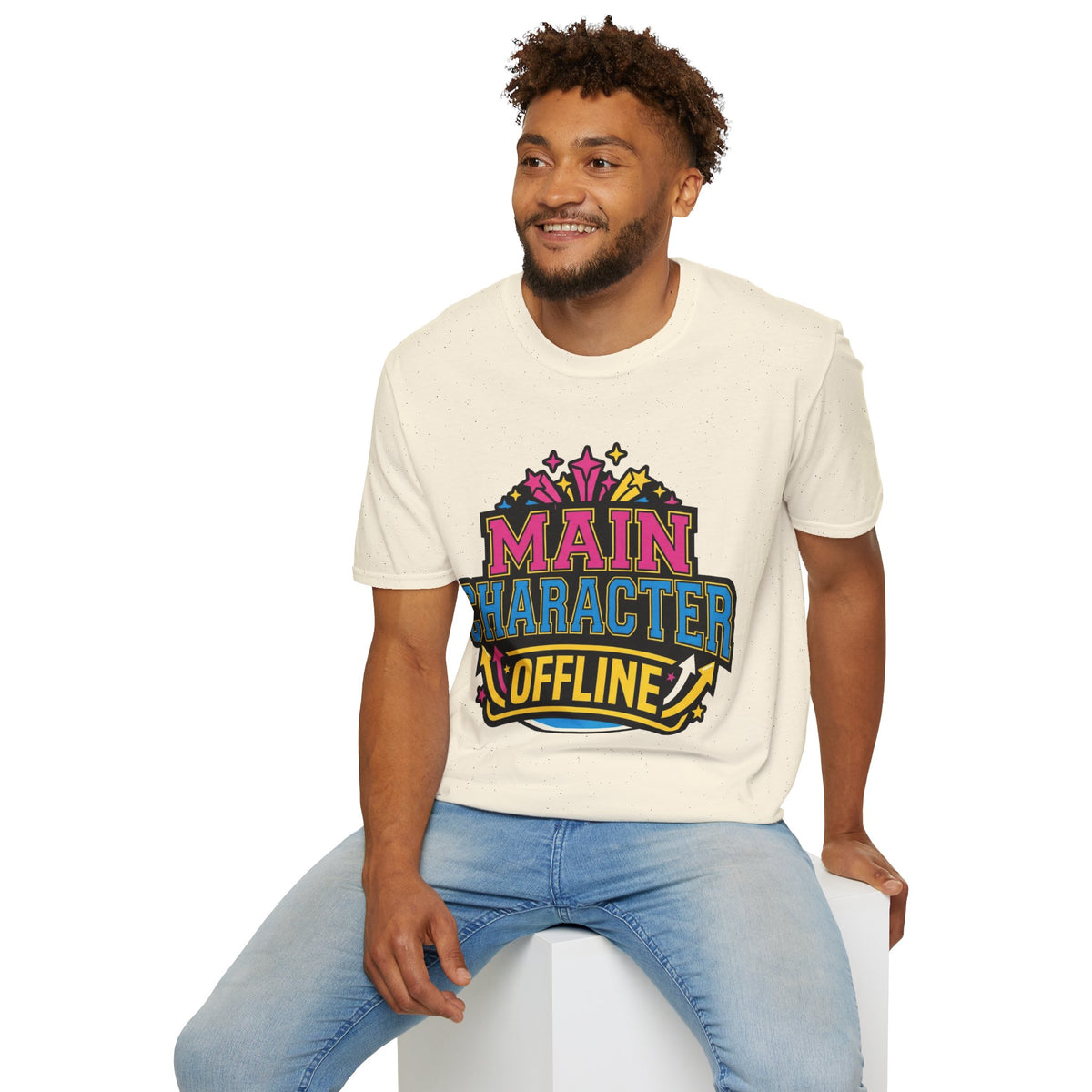 Main Character Offline T-Shirt — Retro Colorful 'Main' Graphic Tee - Trending Now - August 2026