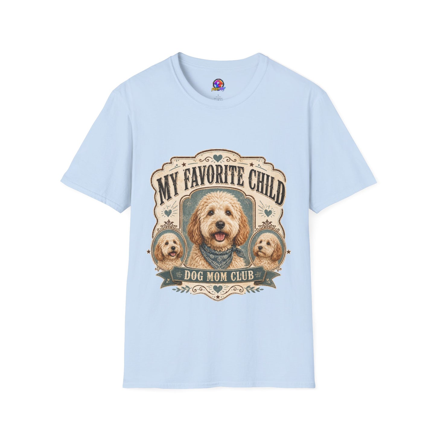 My Favorite Child Dog Mom T-Shirt — Cute Pet Lover Tee