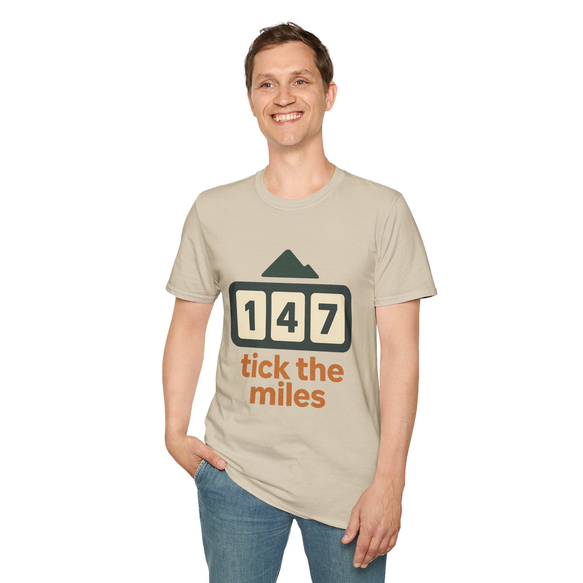 T-Shirt — 'Tick the Miles' Mileage Counter Graphic Tee - Trending Now - September 2026