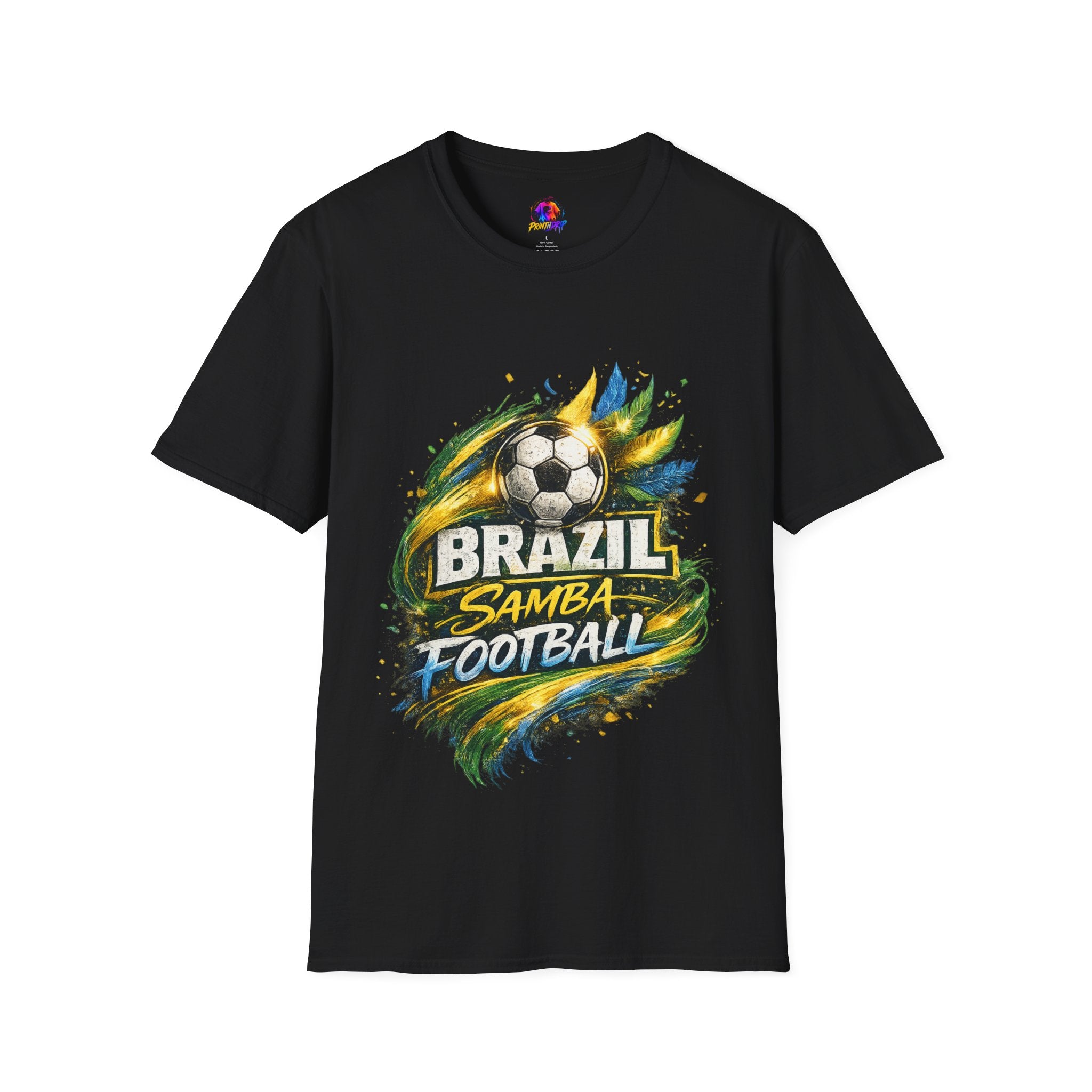Brazil Samba Football T‑Shirt
