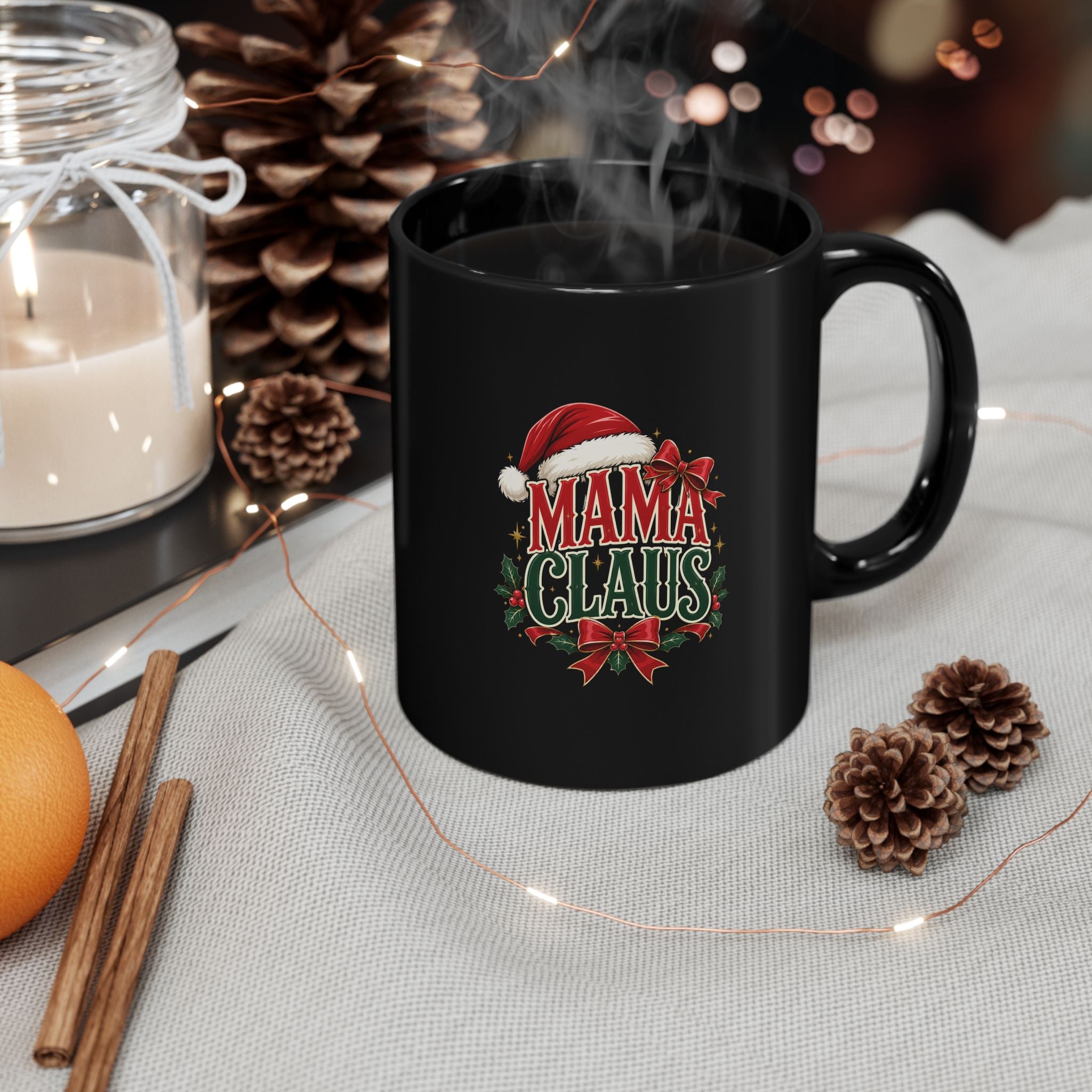 Mama Claus Christmas Mug — Festive Holiday Coffee Cup