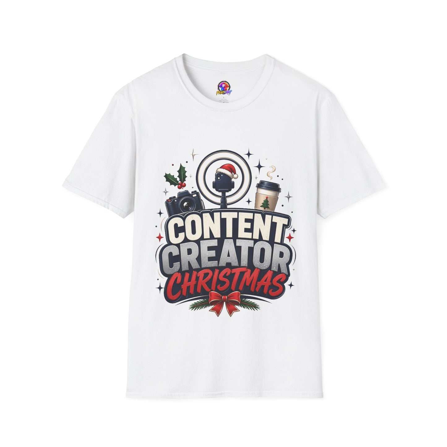 Content Creator Christmas T-Shirt