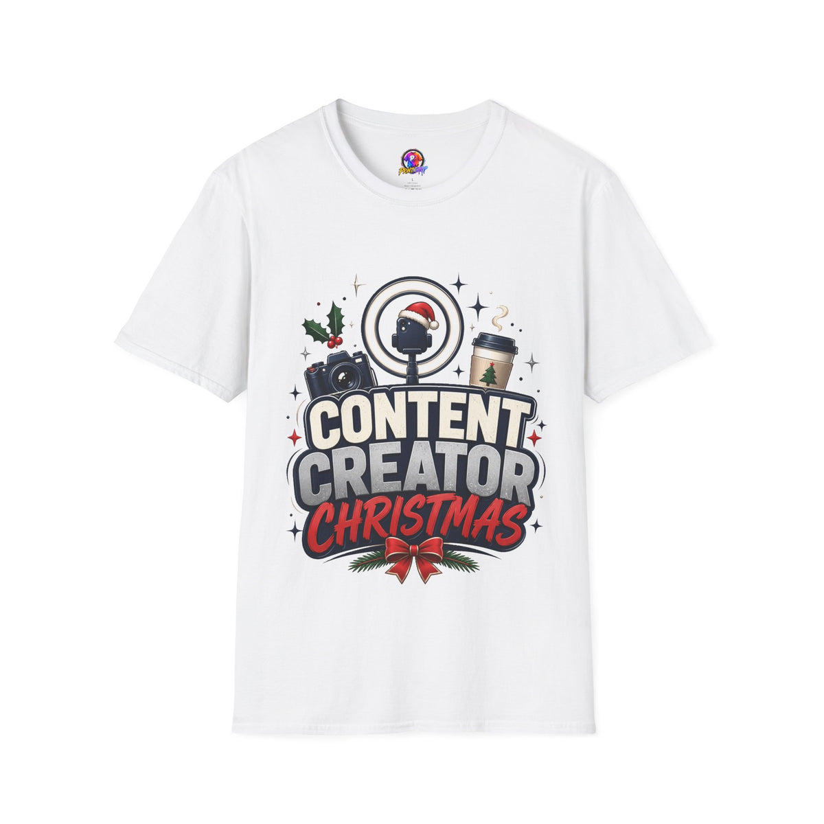 Content Creator Christmas T-Shirt