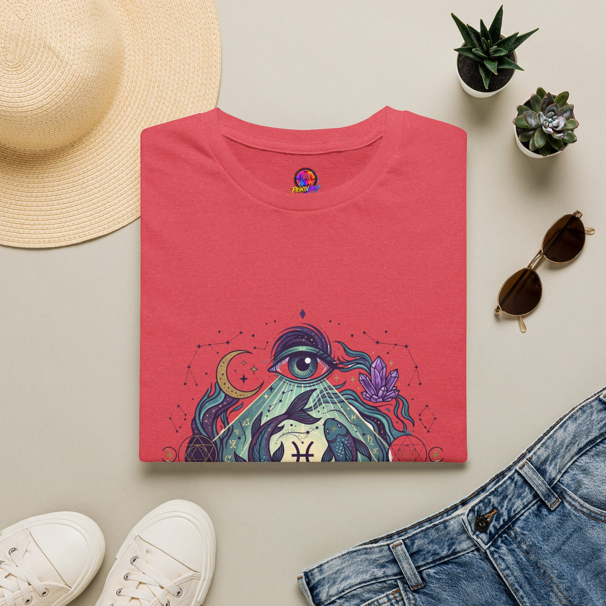 Pisces Mystic T-Shirt — 'I See Things You Don't' Astrology Tee
