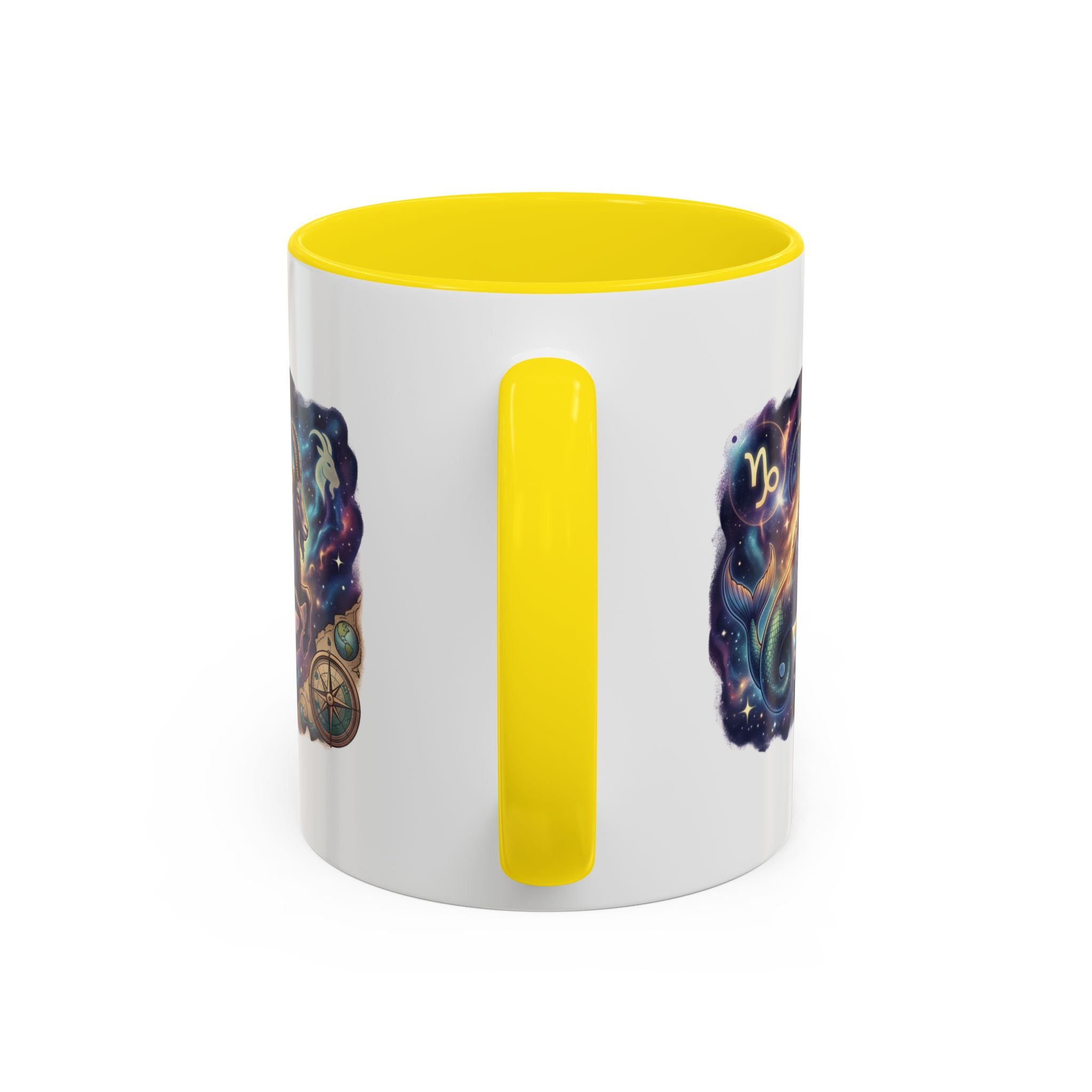 Capricorn Zodiac Coffee Mug — Celestial Goat Astrology Accent Mug