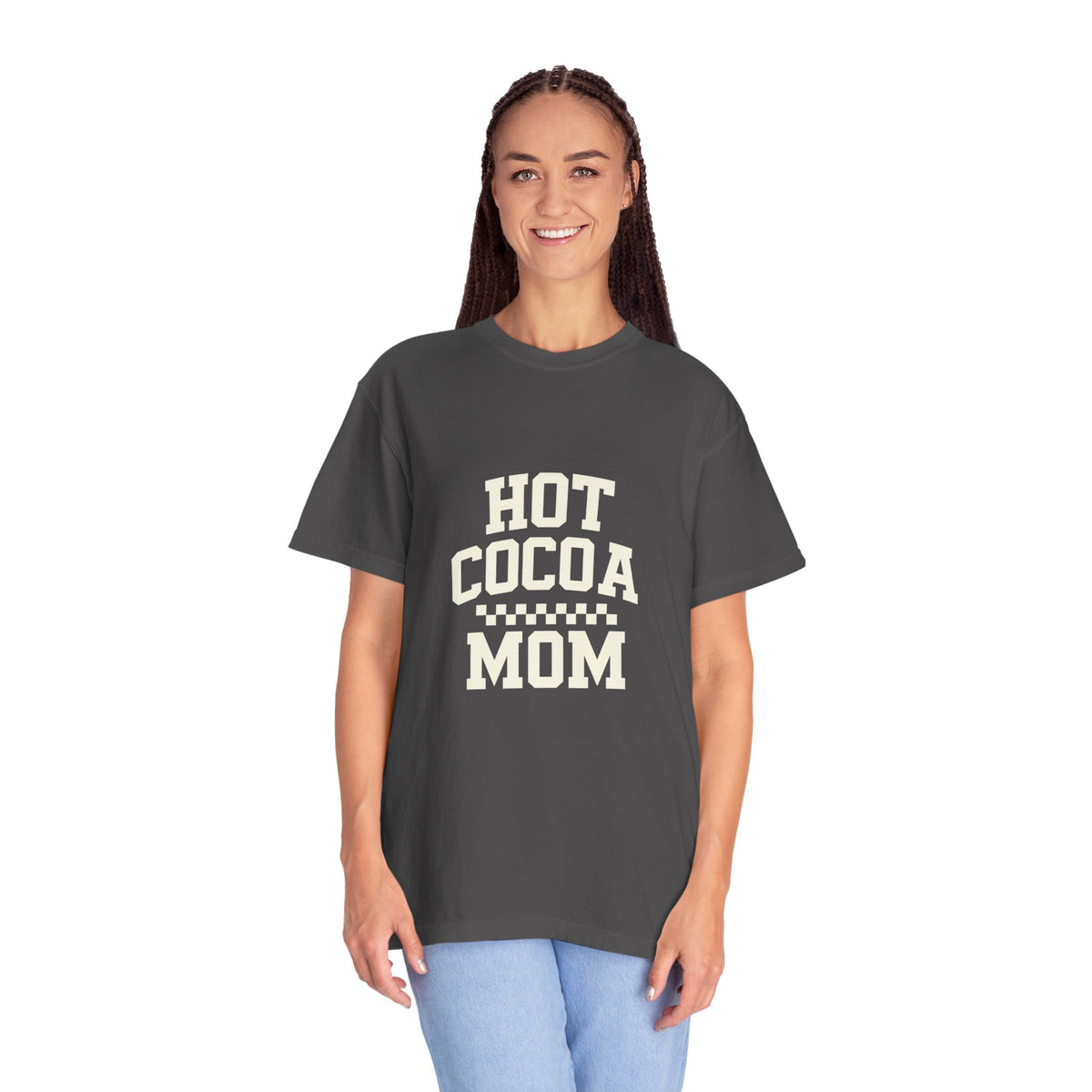 Hot Cocoa Mom T-Shirt — Cozy Holiday Mom Gift - Trending Now - October 2026