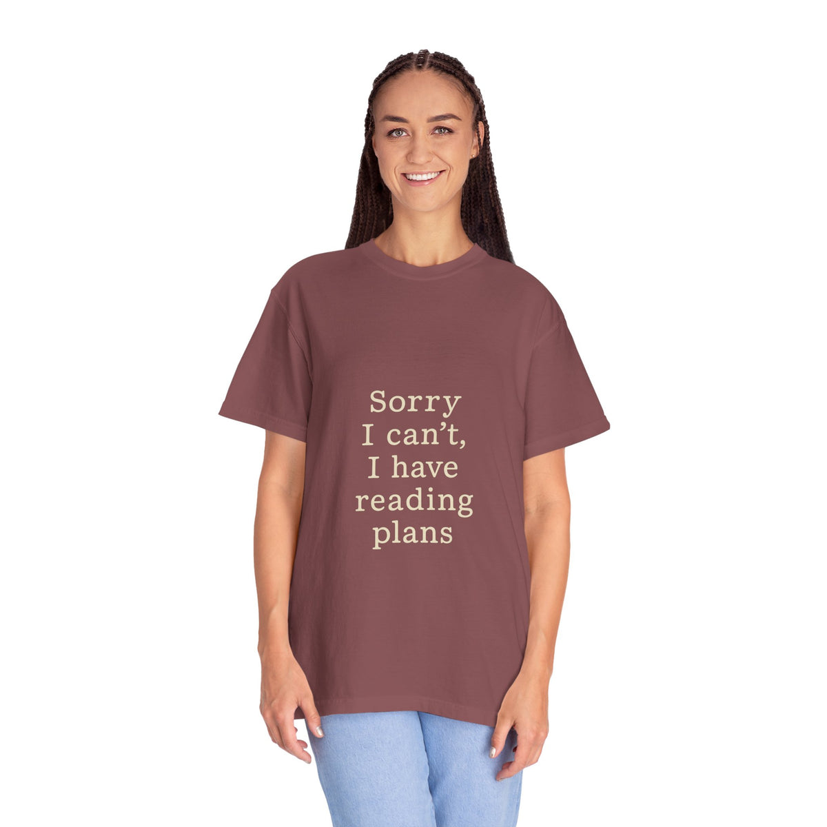 Reading Plans T-Shirt — "Sorry I Can't, I Have Reading Plans" Literary Tee - Trending Now - October 2026