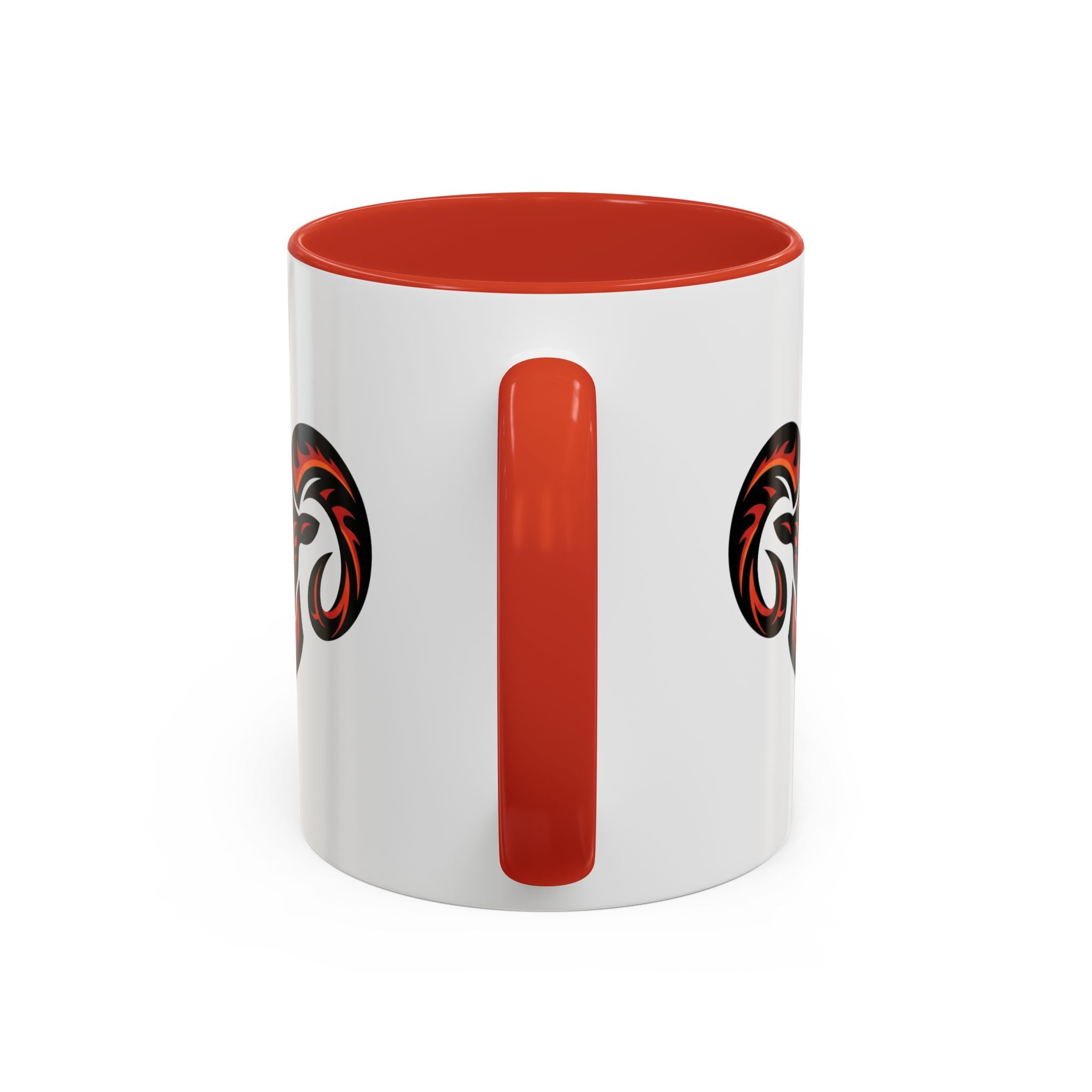 Ram Head Coffee Mug — Bold Tribal Goat Design Accent Mug