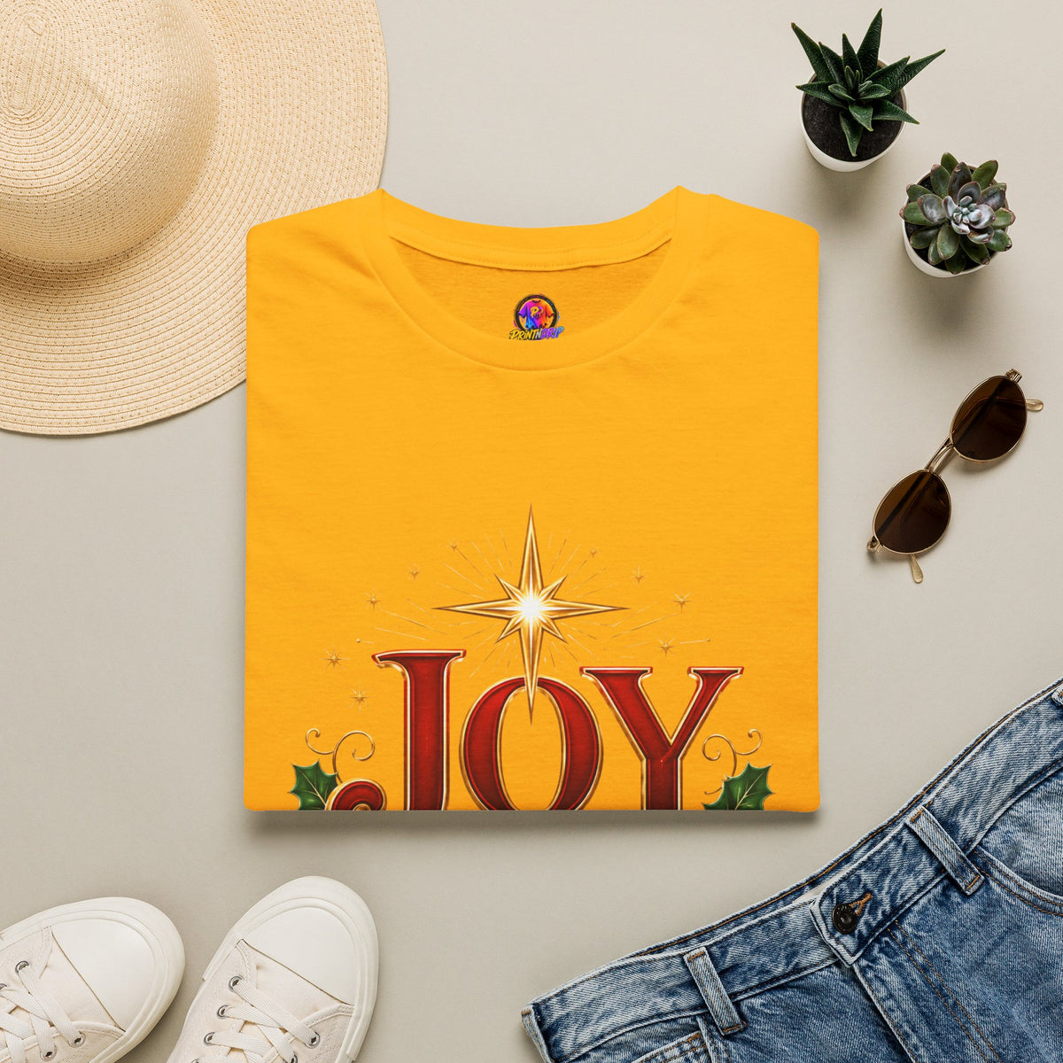 Joy to the World T-Shirt — Festive Christmas Holiday Tee