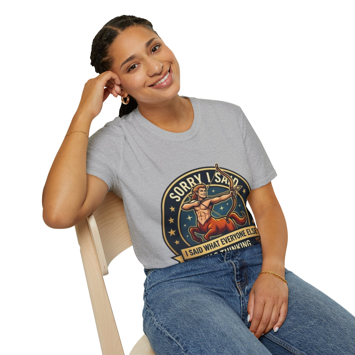 Sagittarius T-Shirt "Sorry I Said What Everyone Else Was Thinking" – Zodiac Archer Graphic Tee
