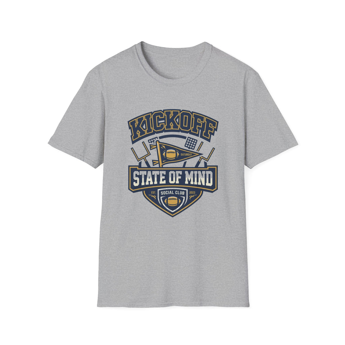 Kickoff Football Shield T‑Shirt — Game Day Vintage Style - Trending Now - August 2026