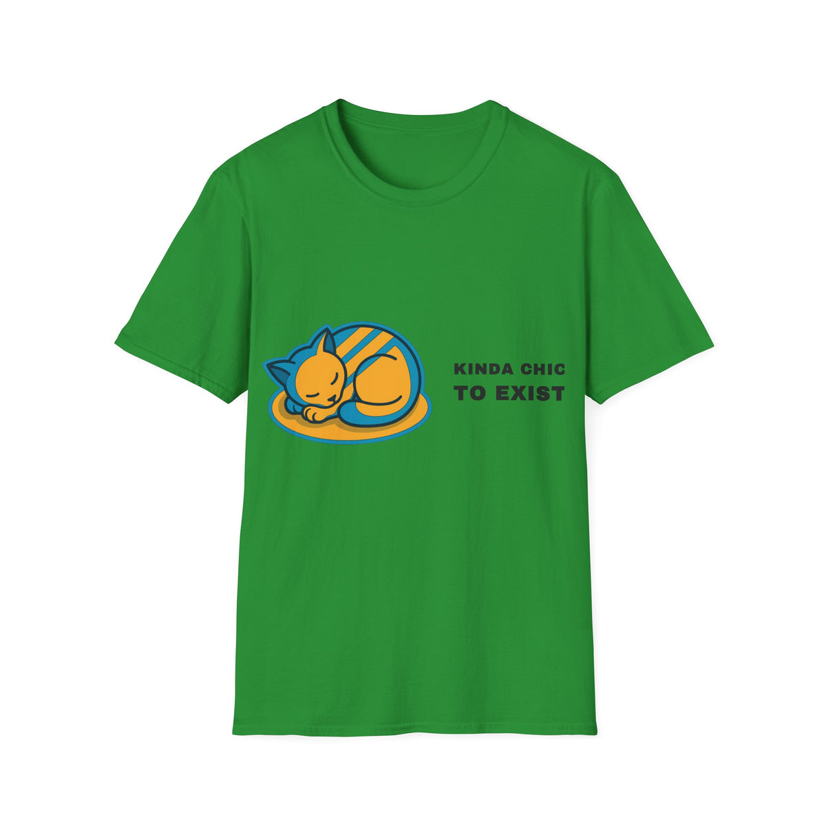 Cat Nap T‑Shirt - 'Kinda Okay To Exist' Cute Sleeping Cat Graphic Tee - Trending Now - September 2026